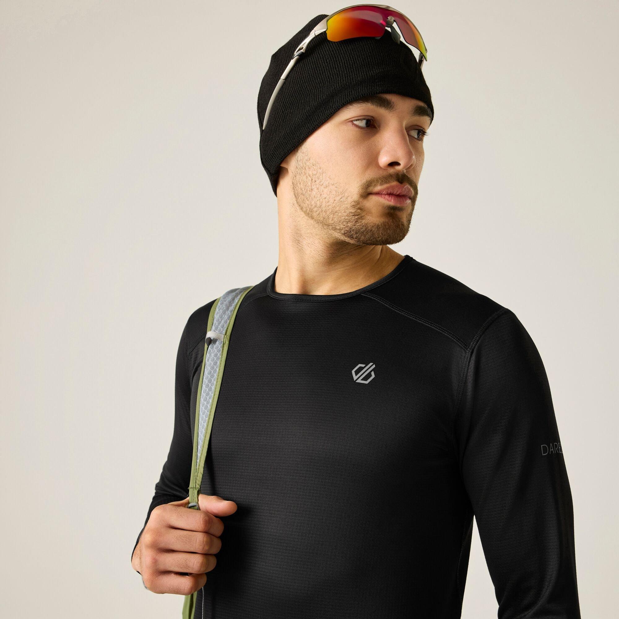Black - Dare 2b - Mens Ventura Grid Crew - 5