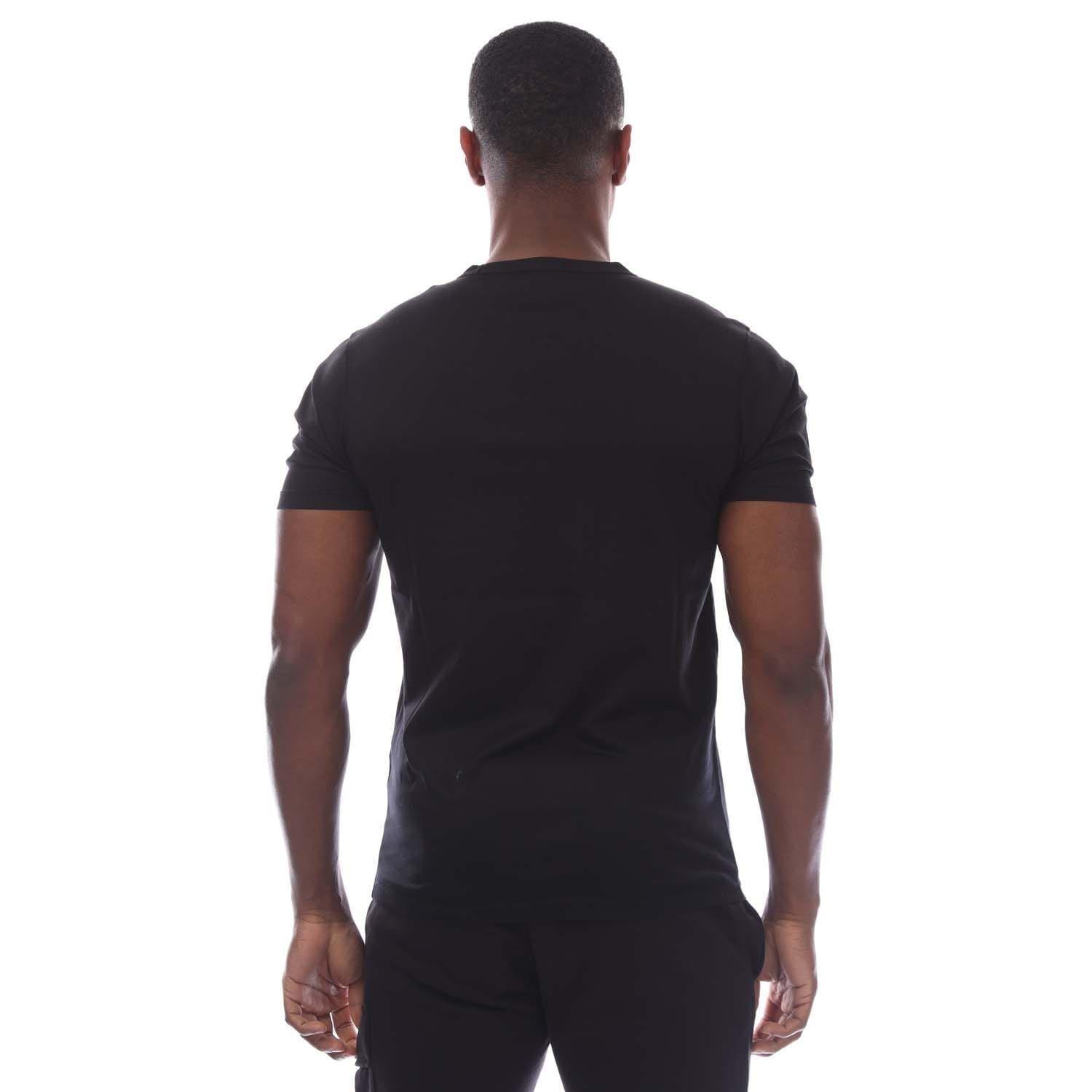 Black - CP Company - 70/2 Mercerized Jersey Logo Patch T-Shirt - 2