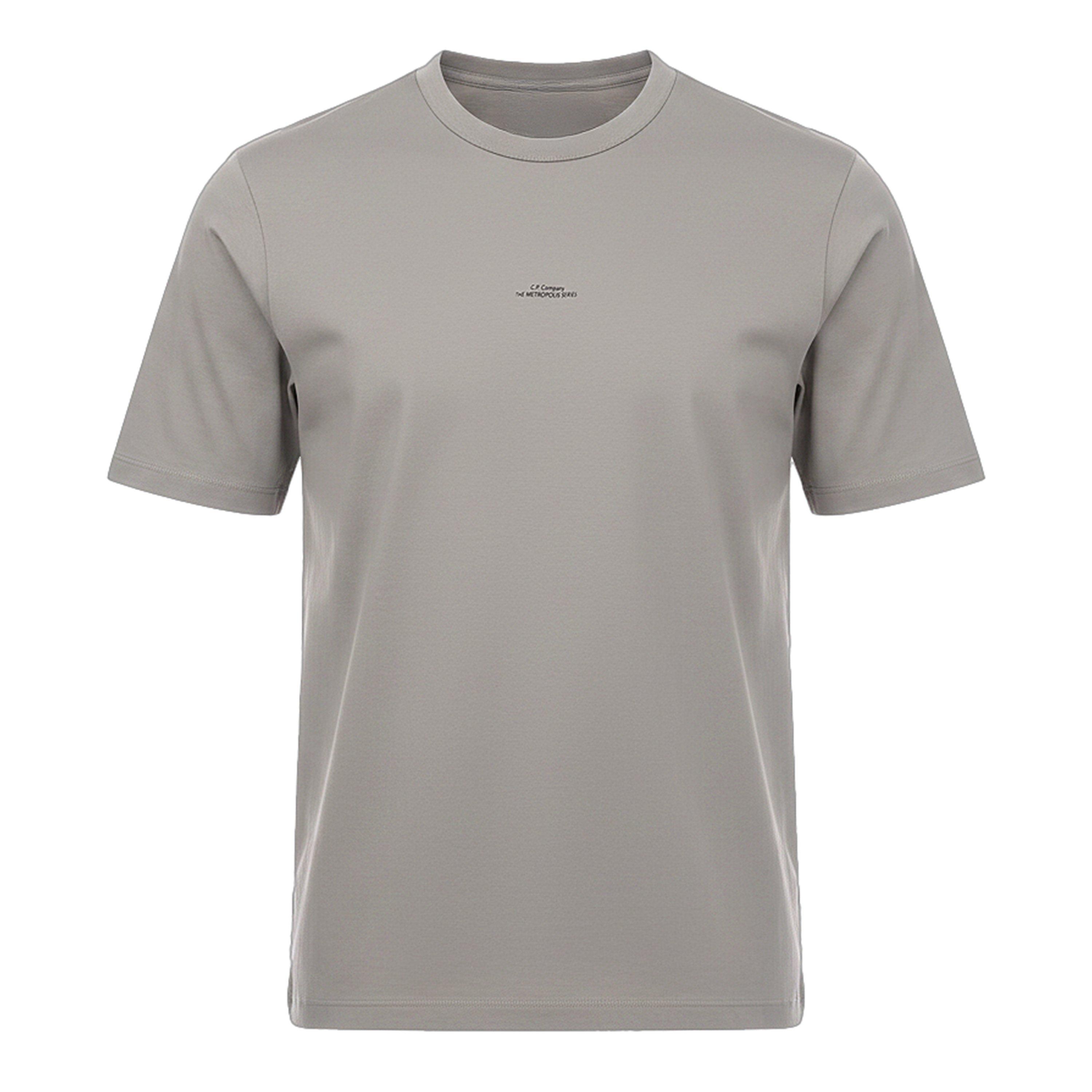 CP Company Metropolis Series Printed Logo T-Shirt - Grey - M