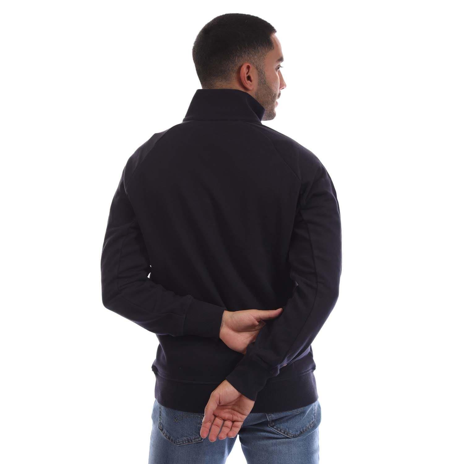 Navy - CP Company - Diagonal Raised Fleece Half-Zip Sweatshirt - 3