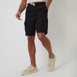 Threadbare Linen Blend Cargo Shorts