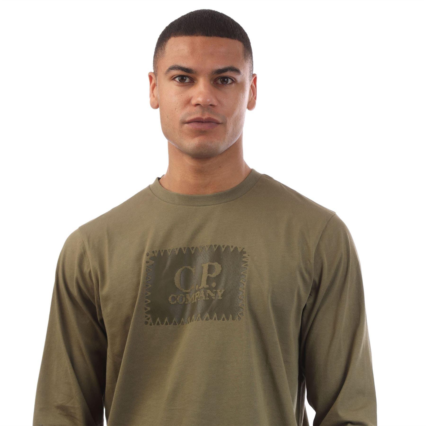 Green - CP Company - 30/1 Jersey Logo T-Shirt - 2