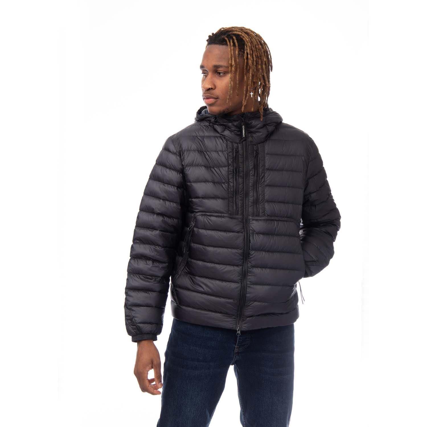 Navy - CP Company - D.D. Shell Goggle Down Jacket - 1