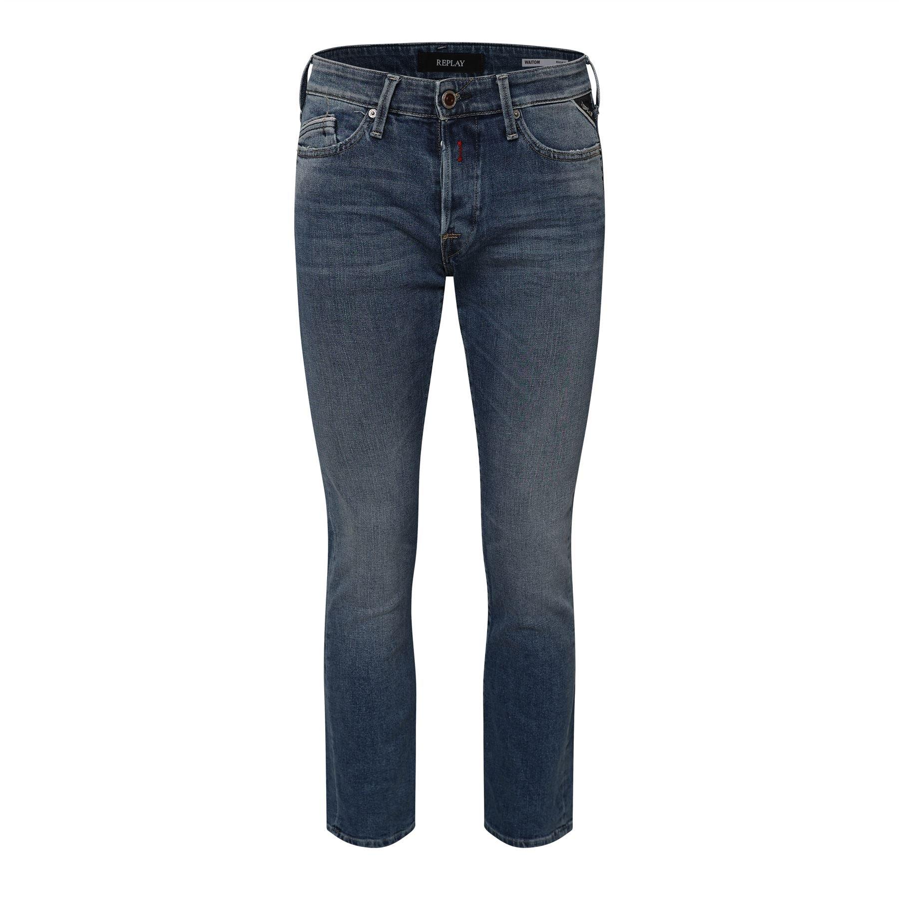 Blue - Replay - Waitom Regular-Fit Jeans - 1