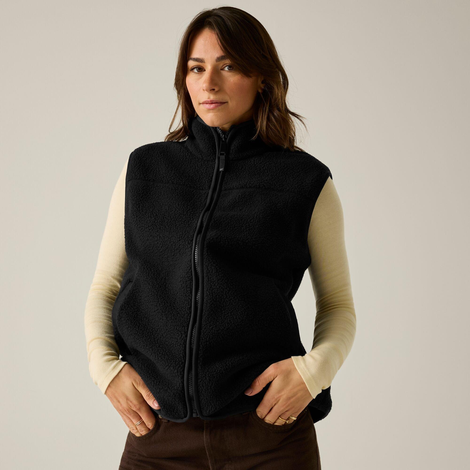 Black - Regatta - Womens Frankie Borg Fleece Bodywarmer - 3