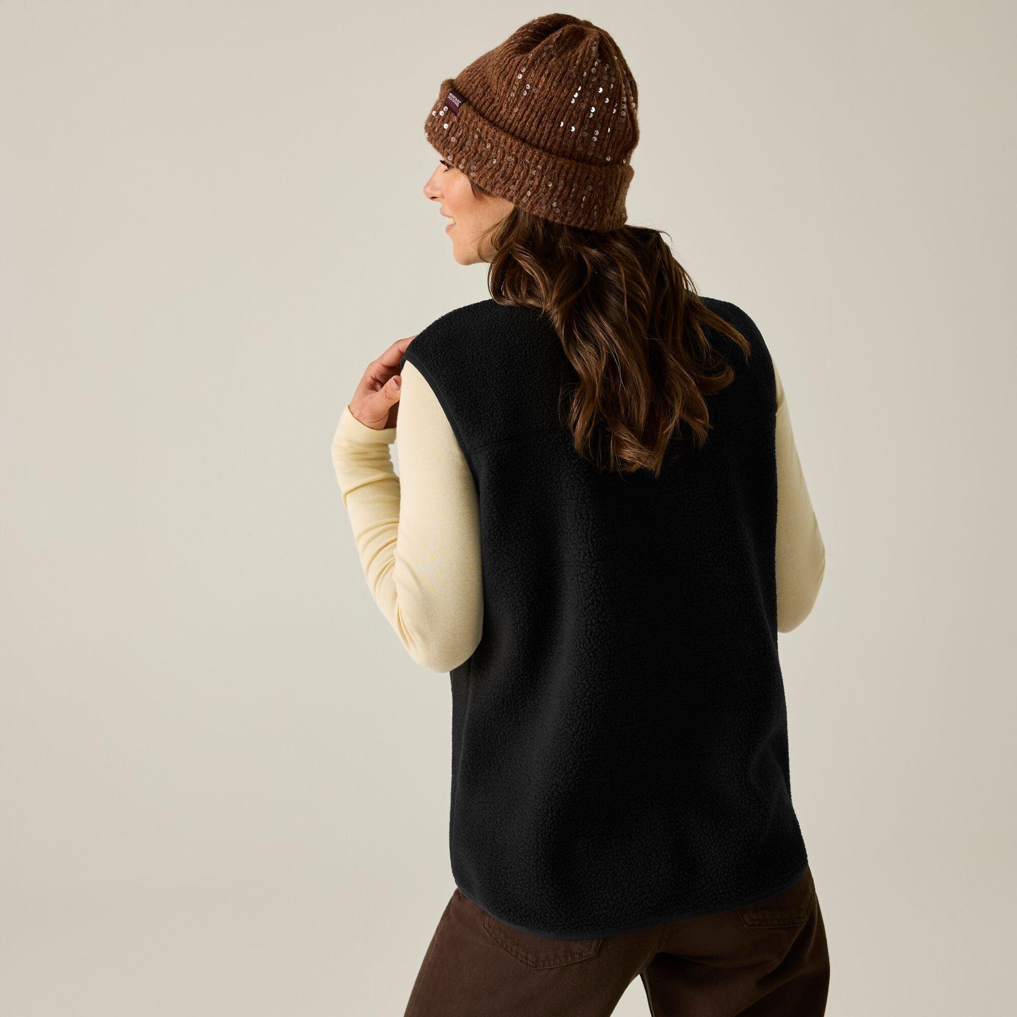 Black - Regatta - Womens Frankie Borg Fleece Bodywarmer - 4