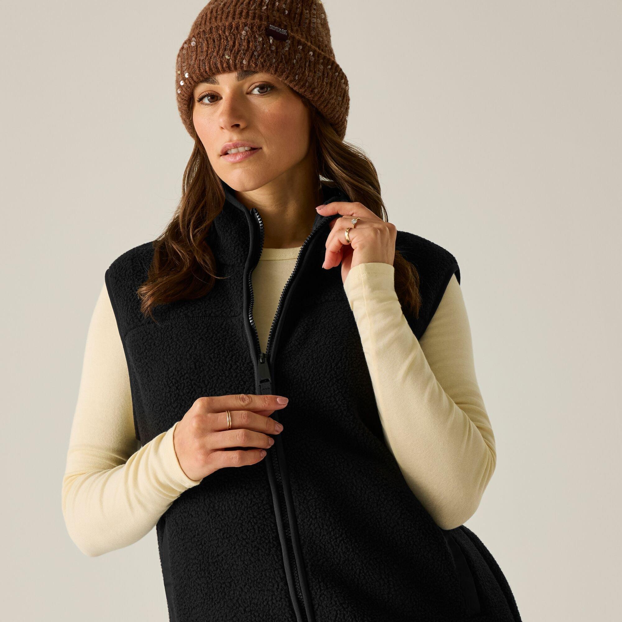 Black - Regatta - Womens Frankie Borg Fleece Bodywarmer - 5