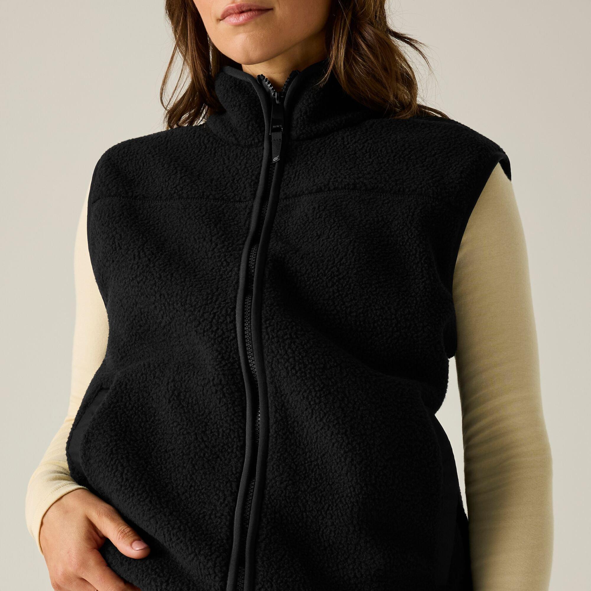 Black - Regatta - Womens Frankie Borg Fleece Bodywarmer - 6