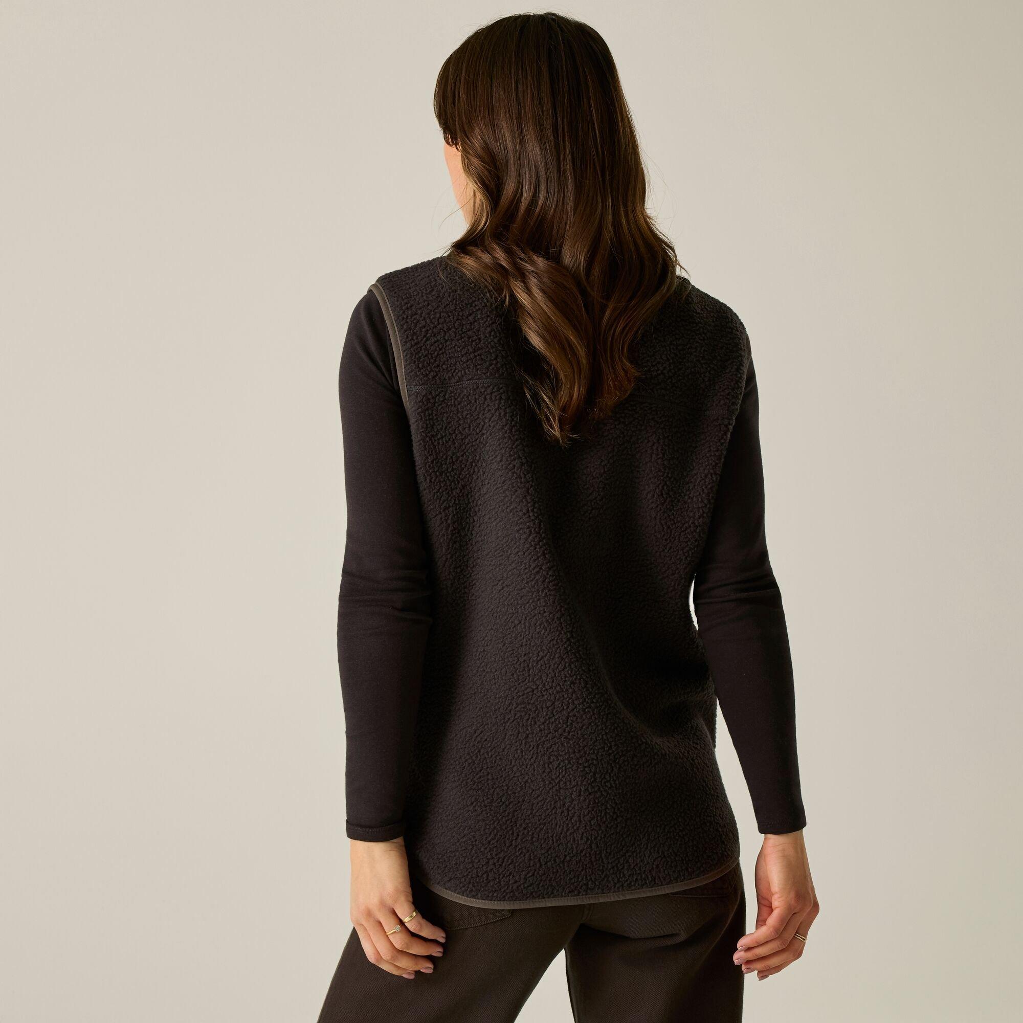 Dark Chocolate - Regatta - Womens Frankie Borg Fleece Bodywarmer - 3