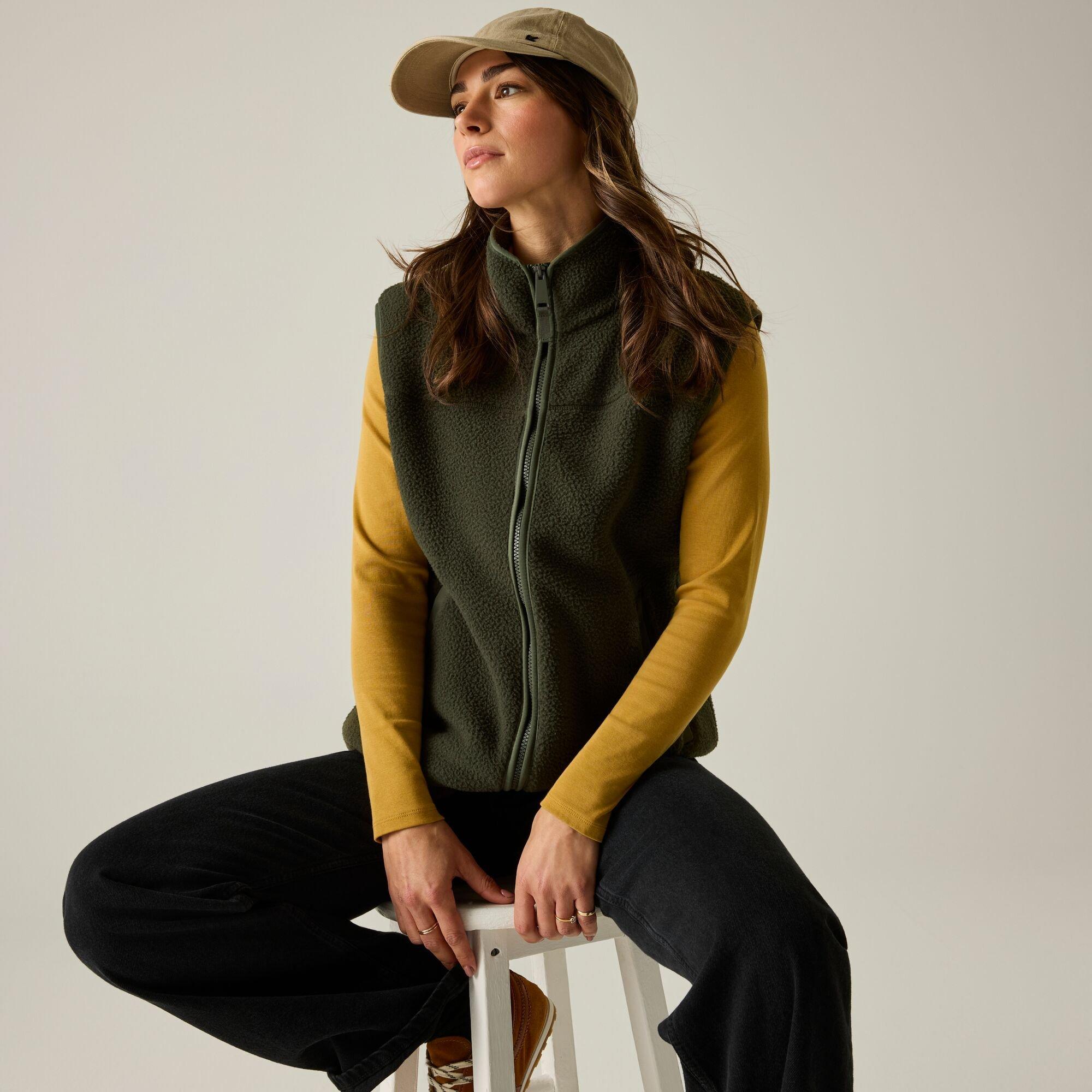 Womens Frankie Borg Fleece Bodywarmer