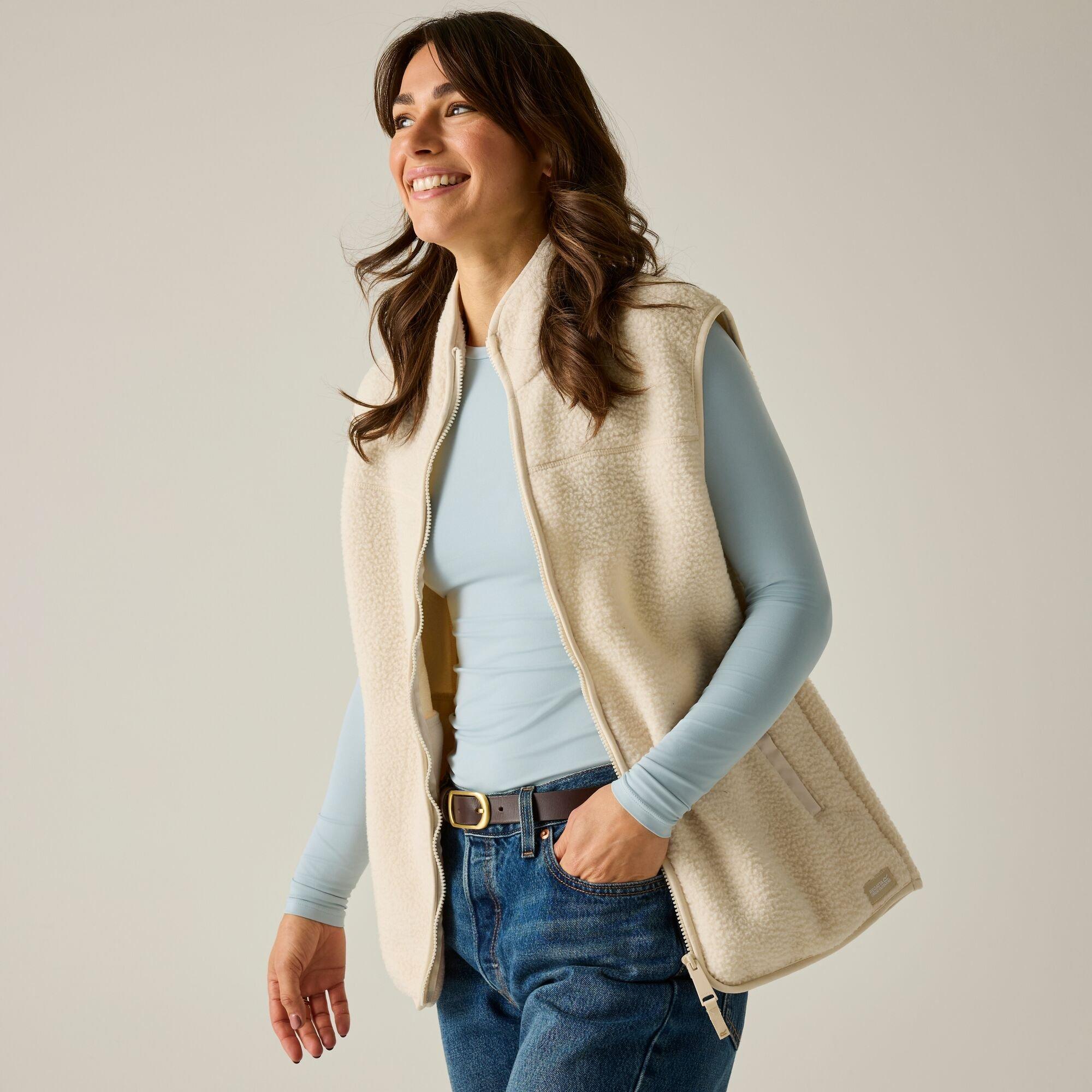 Womens Frankie Borg Fleece Bodywarmer