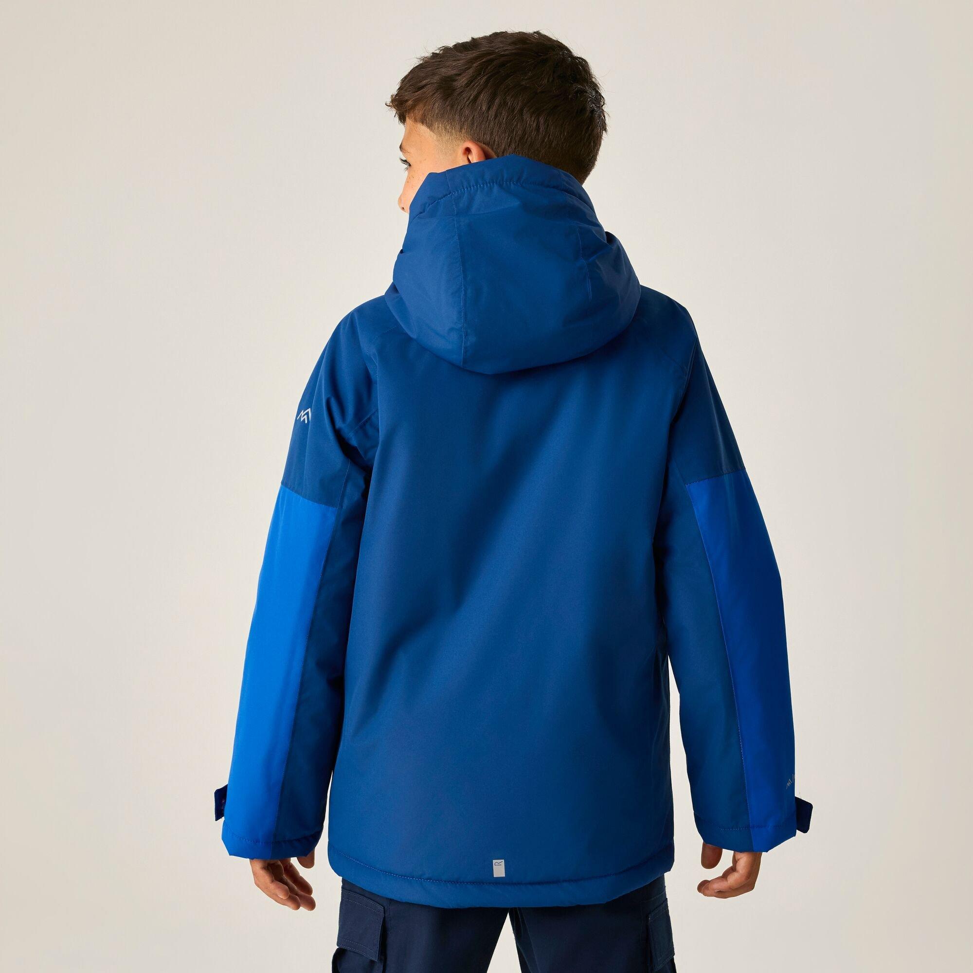 Aviator Blue/Ol - Regatta - Kids Hillain Waterproof Jacket - 4