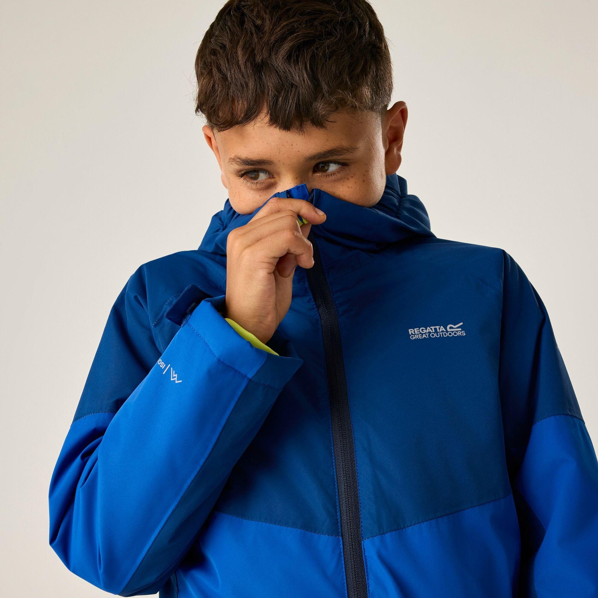 Aviator Blue/Ol - Regatta - Kids Hillain Waterproof Jacket - 5
