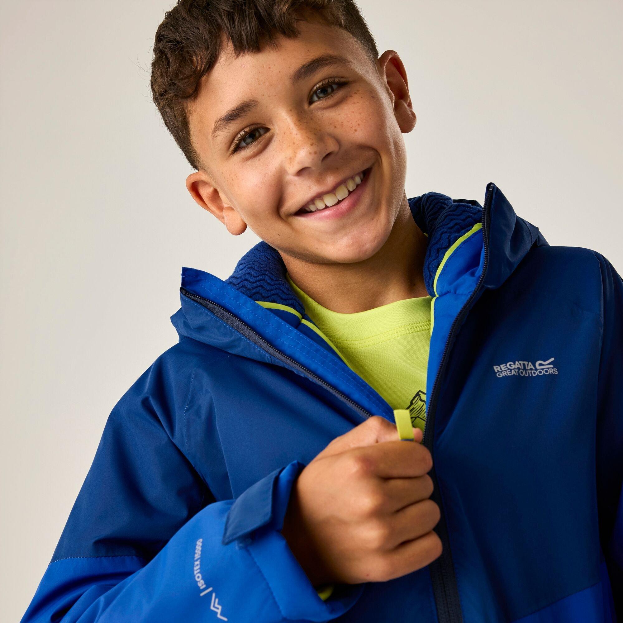 Aviator Blue/Ol - Regatta - Kids Hillain Waterproof Jacket - 7