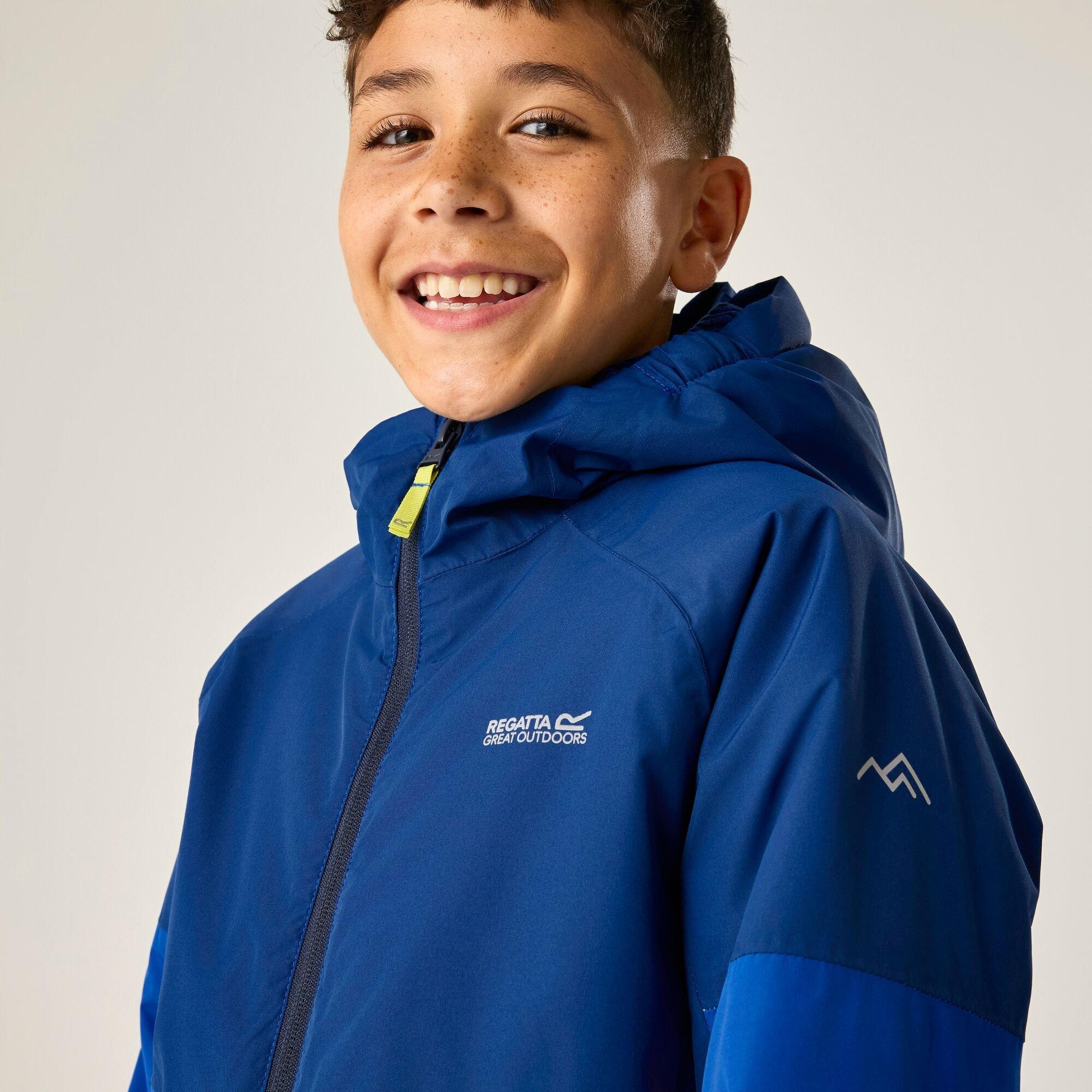 Aviator Blue/Ol - Regatta - Kids Hillain Waterproof Jacket - 9