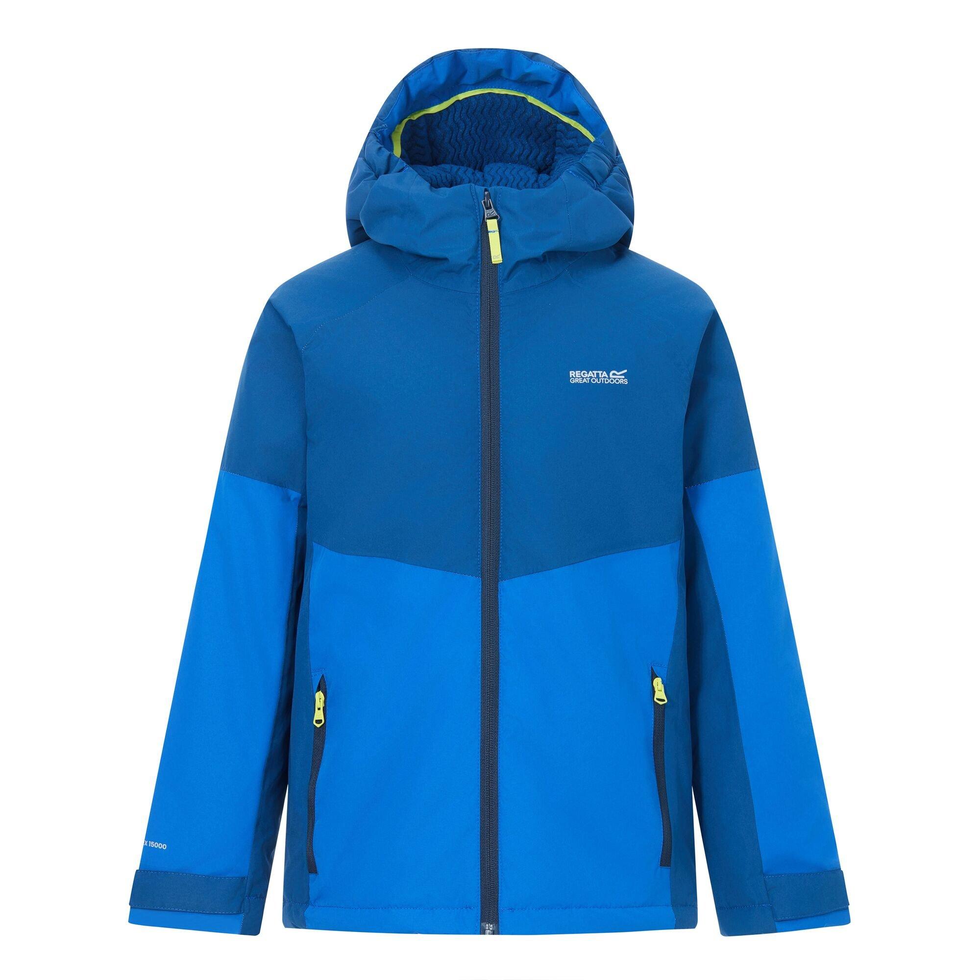 Aviator Blue/Ol - Regatta - Kids Hillain Waterproof Jacket - 10
