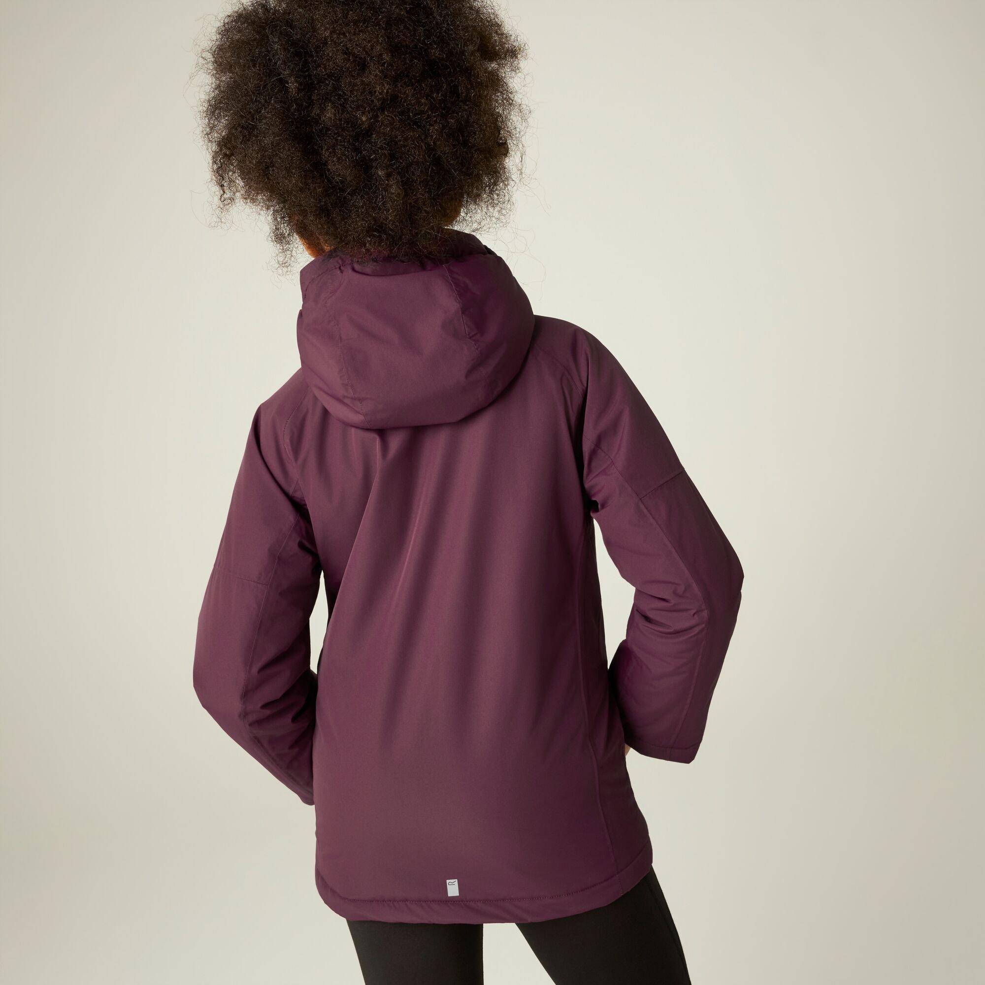 Fig(Powder Lila - Regatta - Kids Hillain Waterproof Jacket - 2