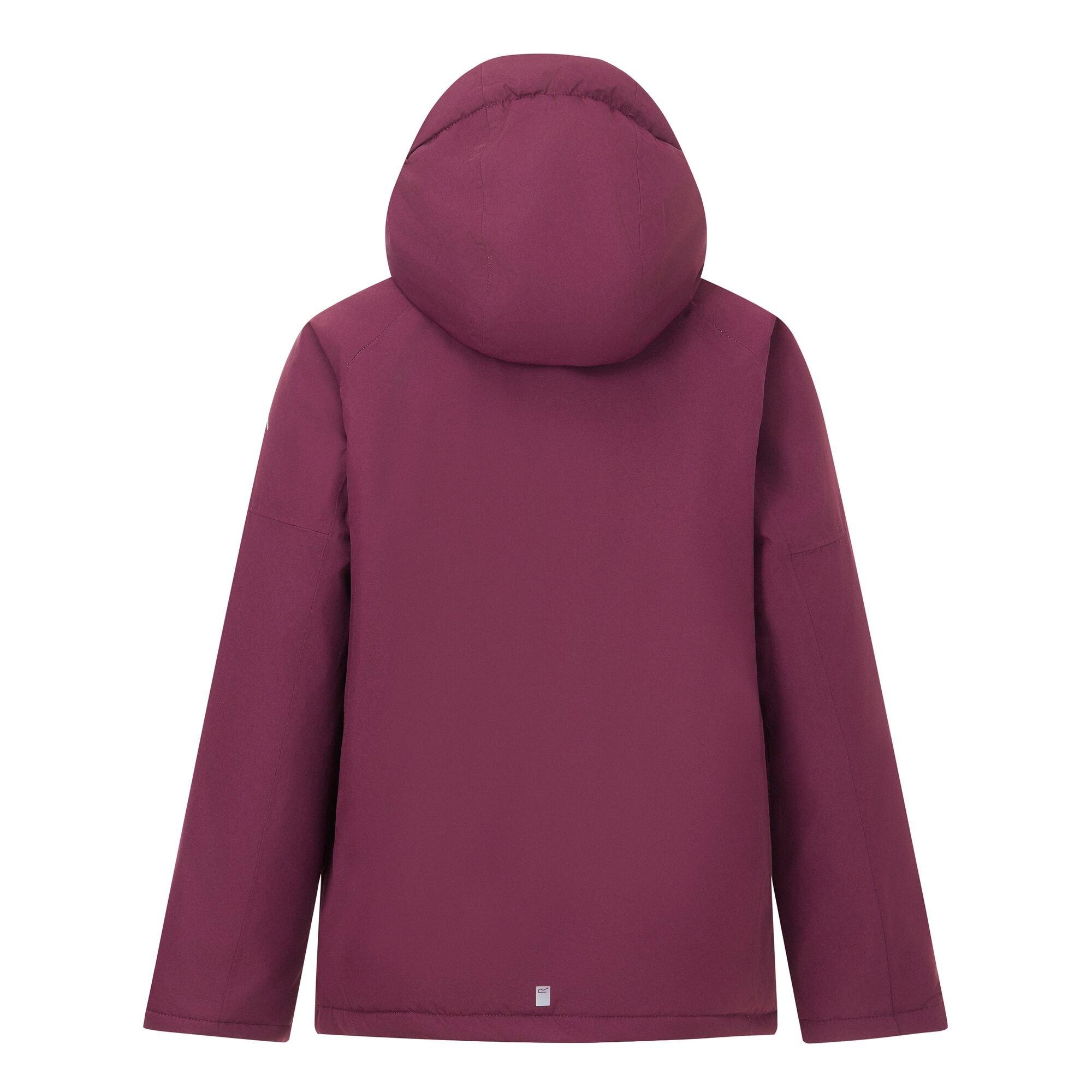 Fig(Powder Lila - Regatta - Kids Hillain Waterproof Jacket - 10