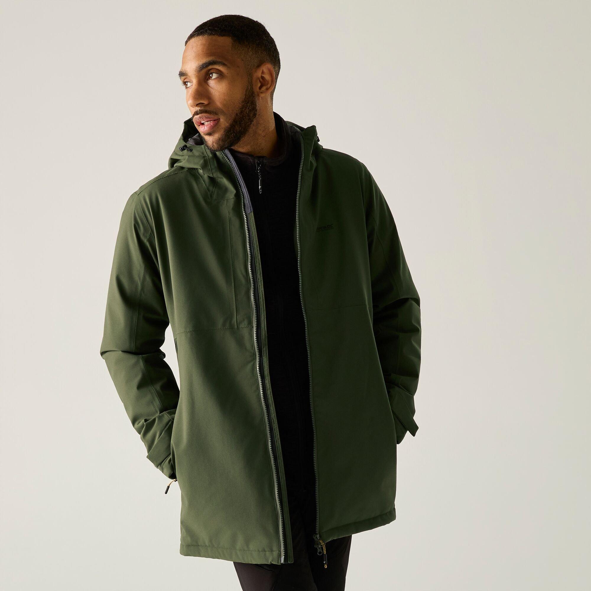 Dark Khaki - Regatta - Mens Hoscar Waterproof Jacket - 1