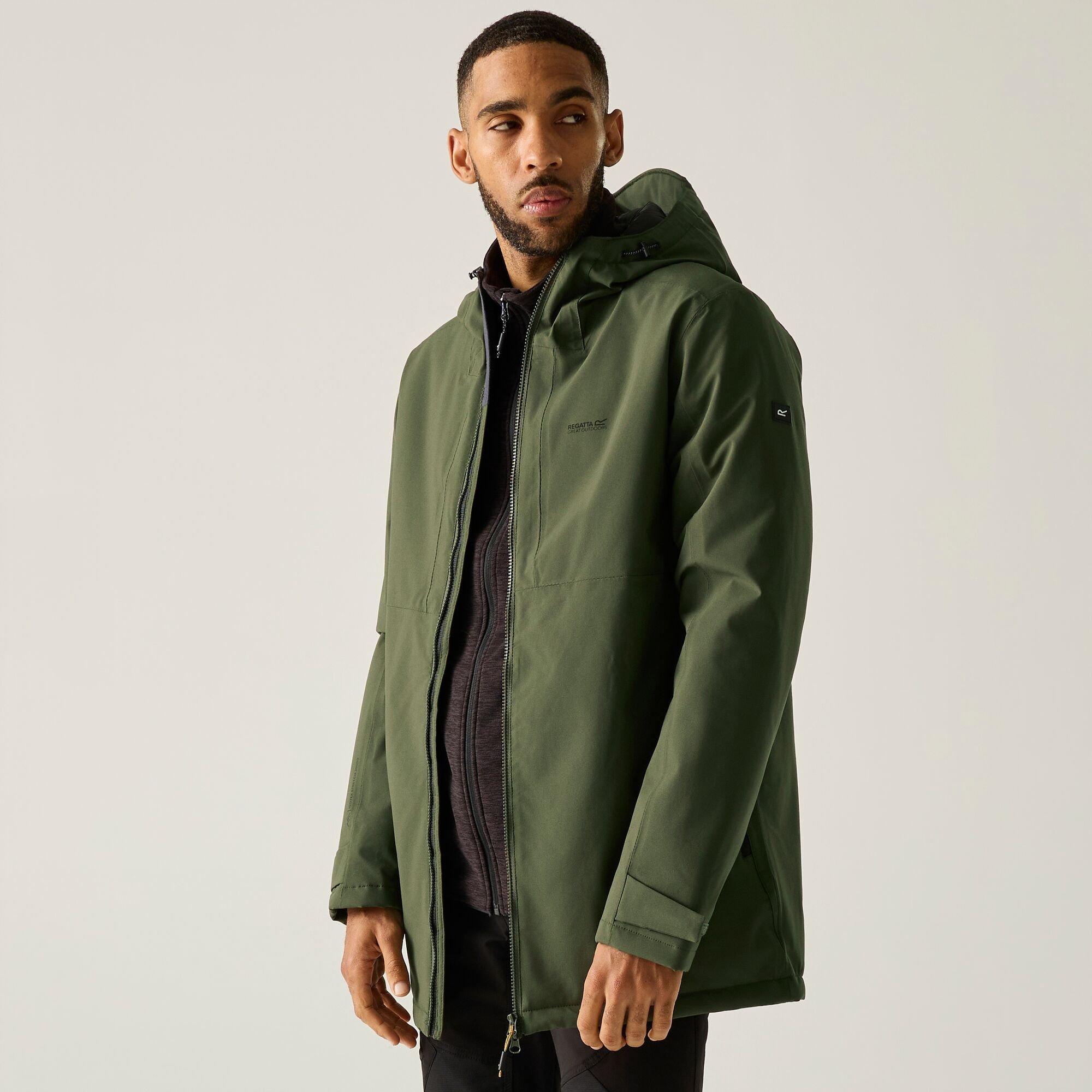 Dark Khaki - Regatta - Mens Hoscar Waterproof Jacket - 6