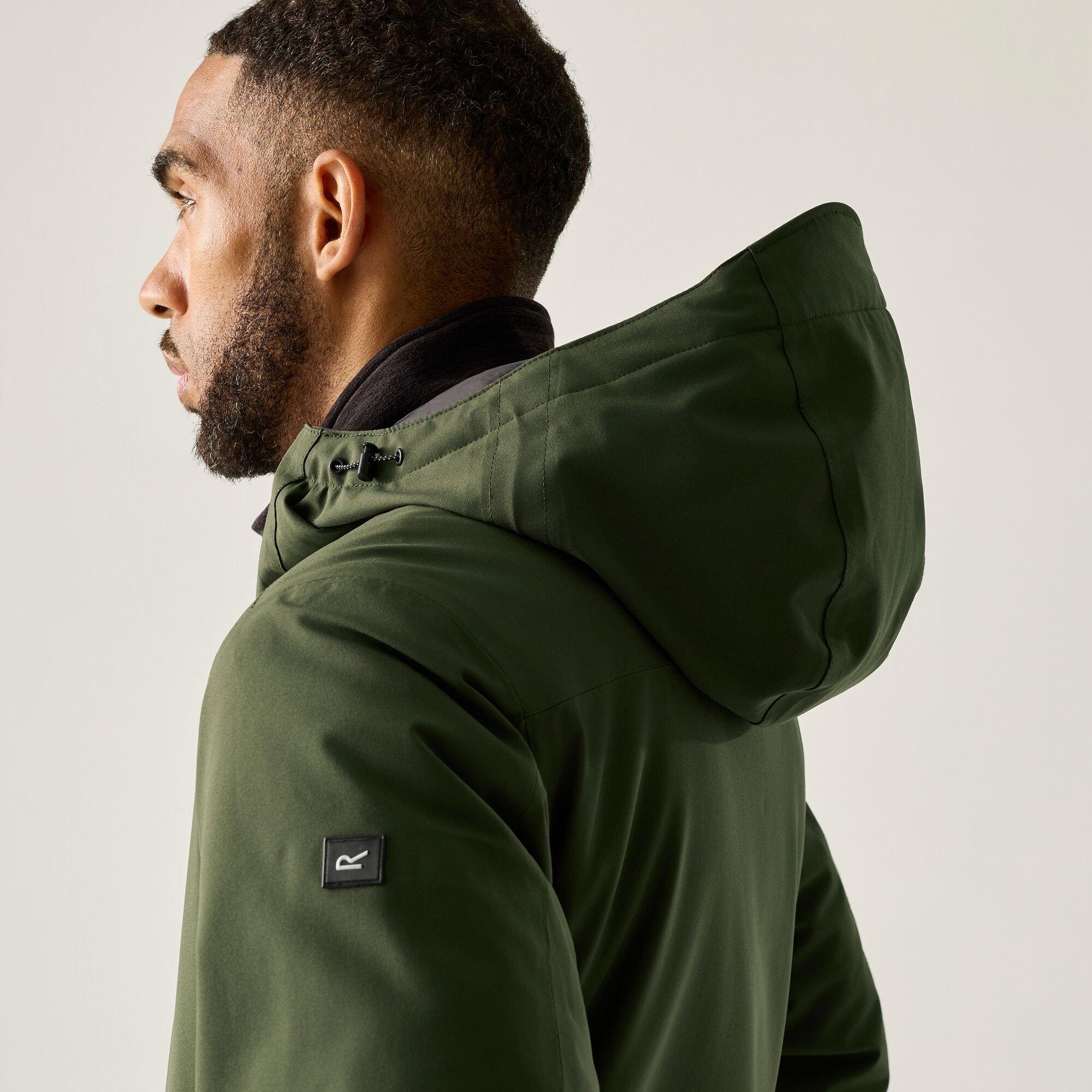 Dark Khaki - Regatta - Mens Hoscar Waterproof Jacket - 7