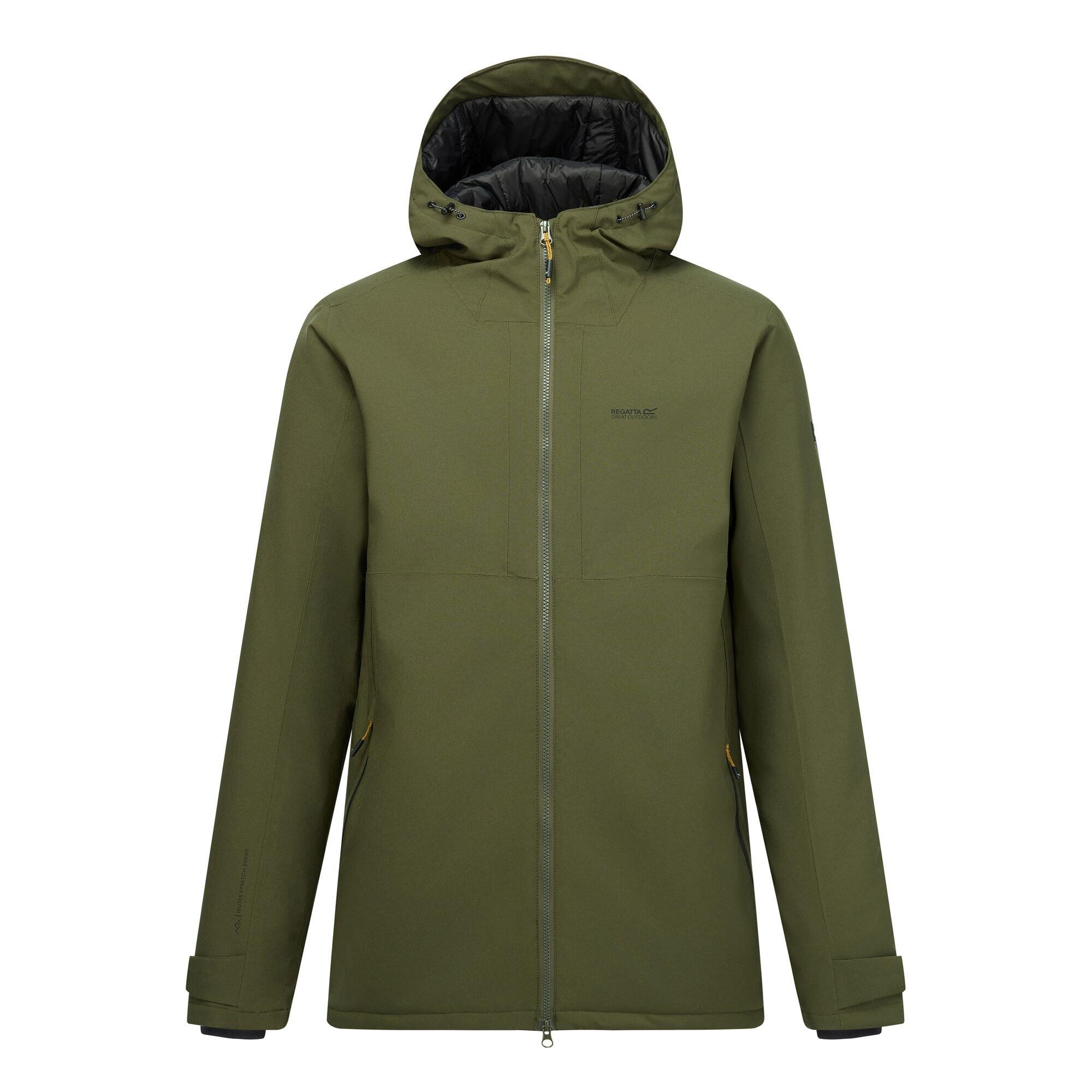 Dark Khaki - Regatta - Mens Hoscar Waterproof Jacket - 10