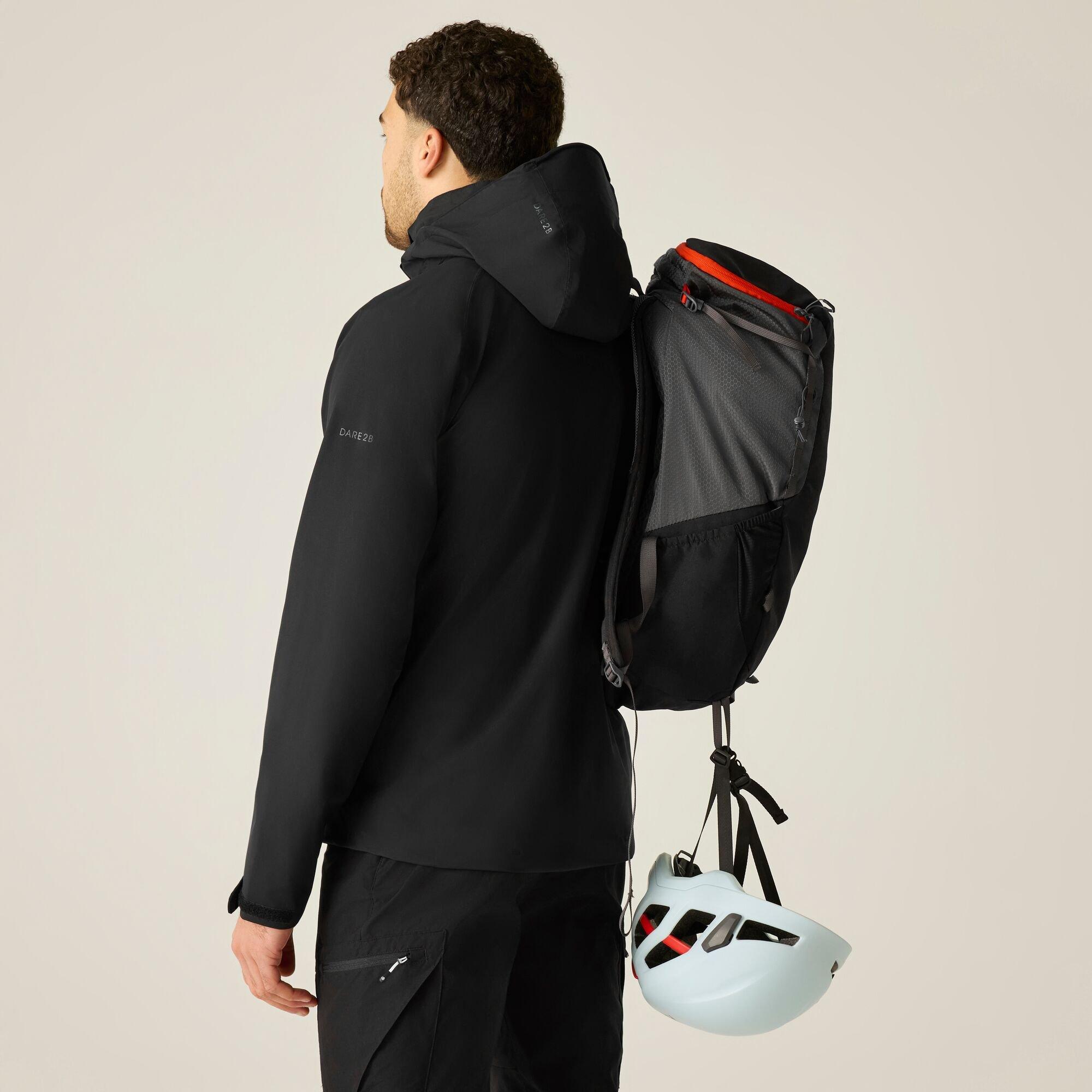 Black - Dare 2b - Mens Switch Out III Waterproof Jacket - 2