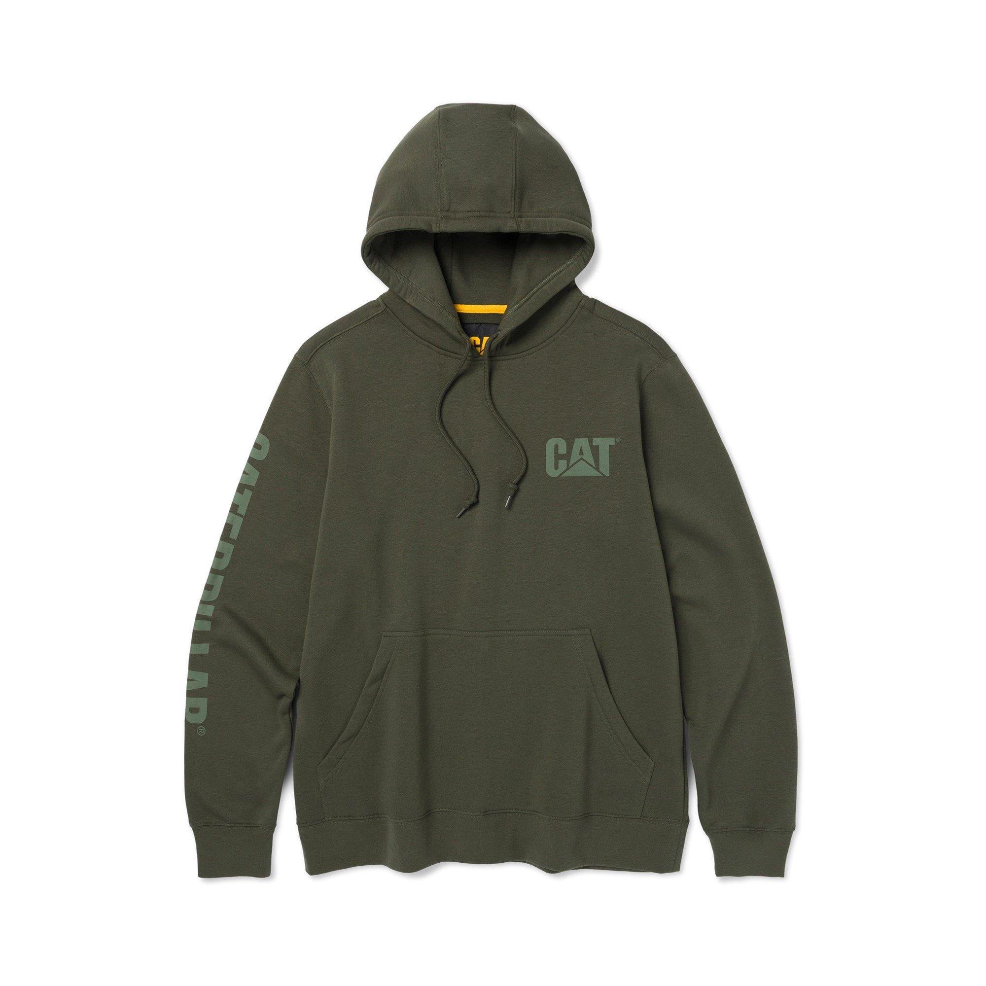Forest Green - Caterpillar - 1050044 Trademark Hoodie - 1