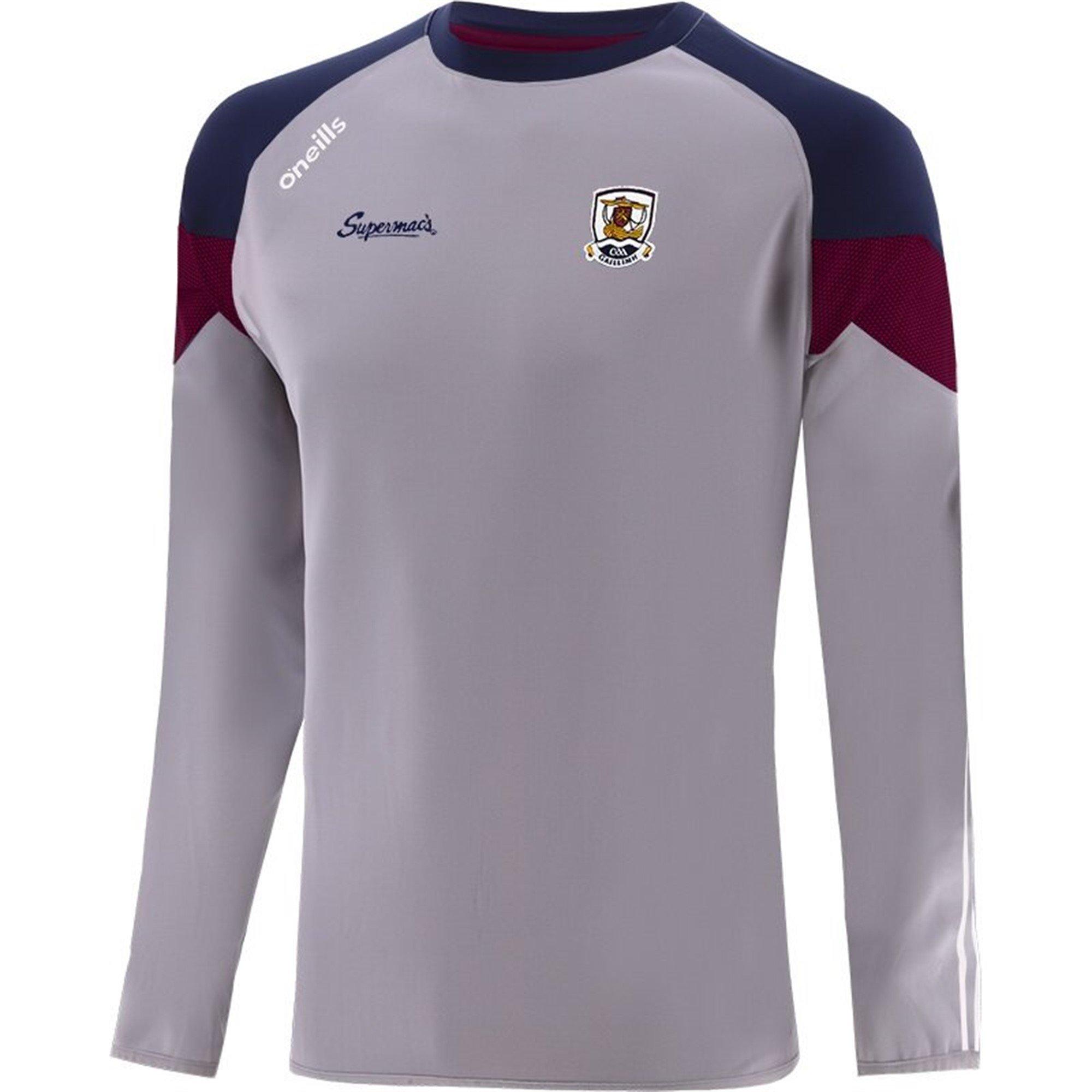 Sil/Maroon/Marn - ONeills - Galway Rockway Hybrid Crew Neck Junior - 1