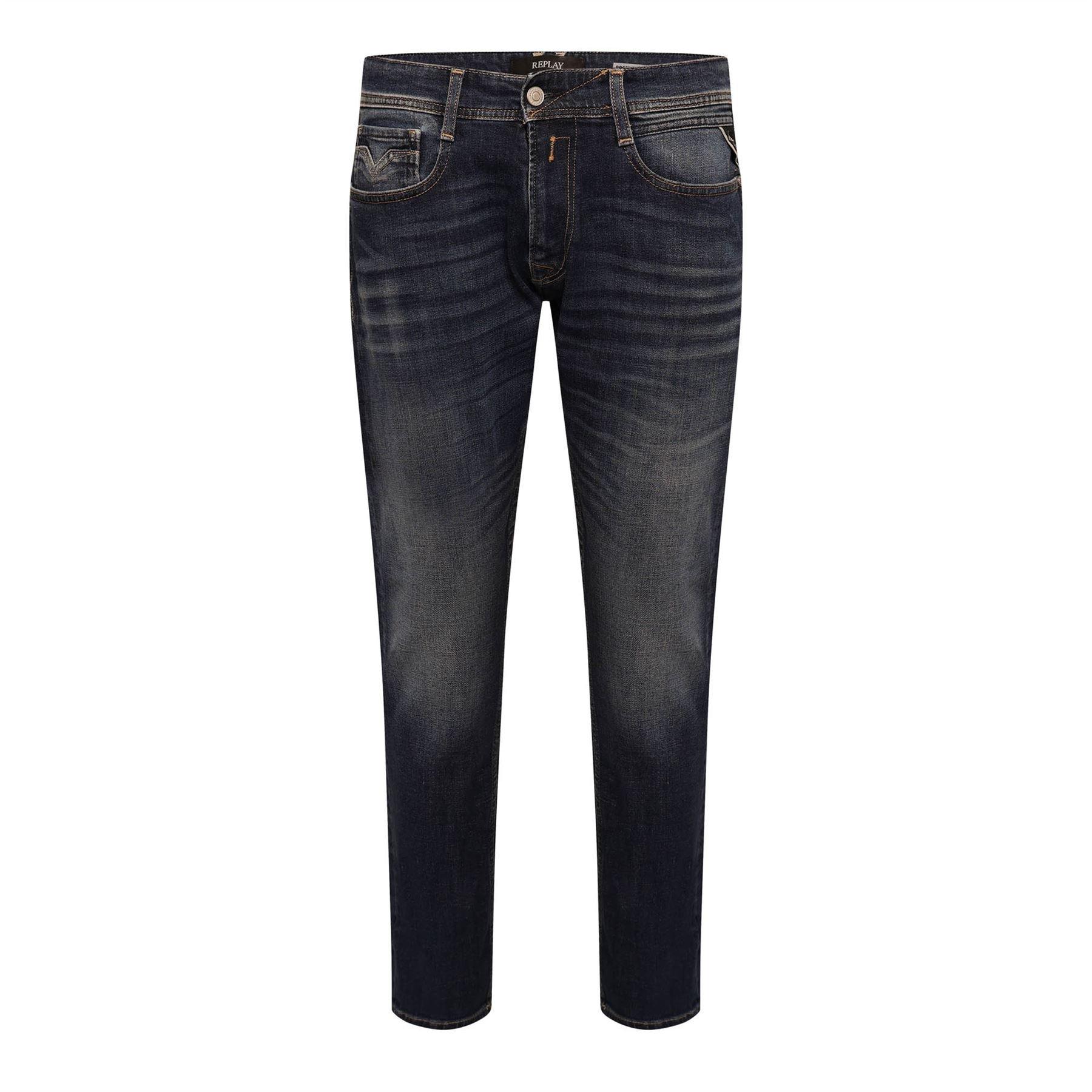 Blue - Replay - Rocco Comfort-Fit Jeans - 1