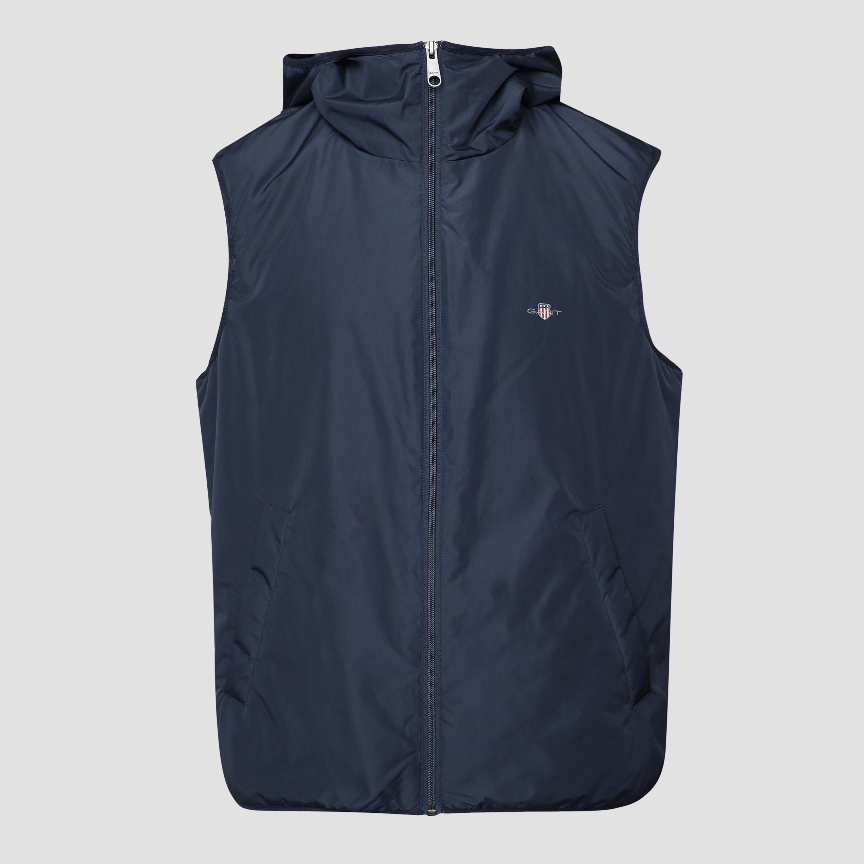 Blue - Gant - Light Padded Vest - 1