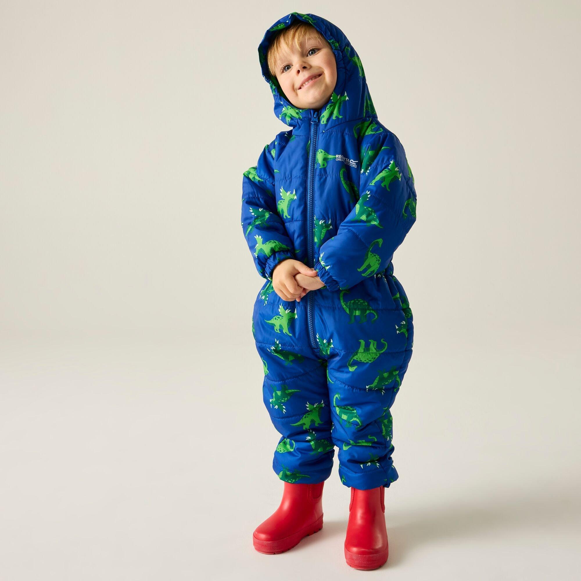 Olympian Blue D - Regatta - Kids Penrose Waterproof Puddlesuit - 4