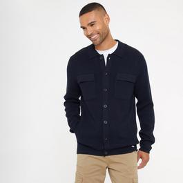 Threadbare Long Sleeve Knitted Shirt