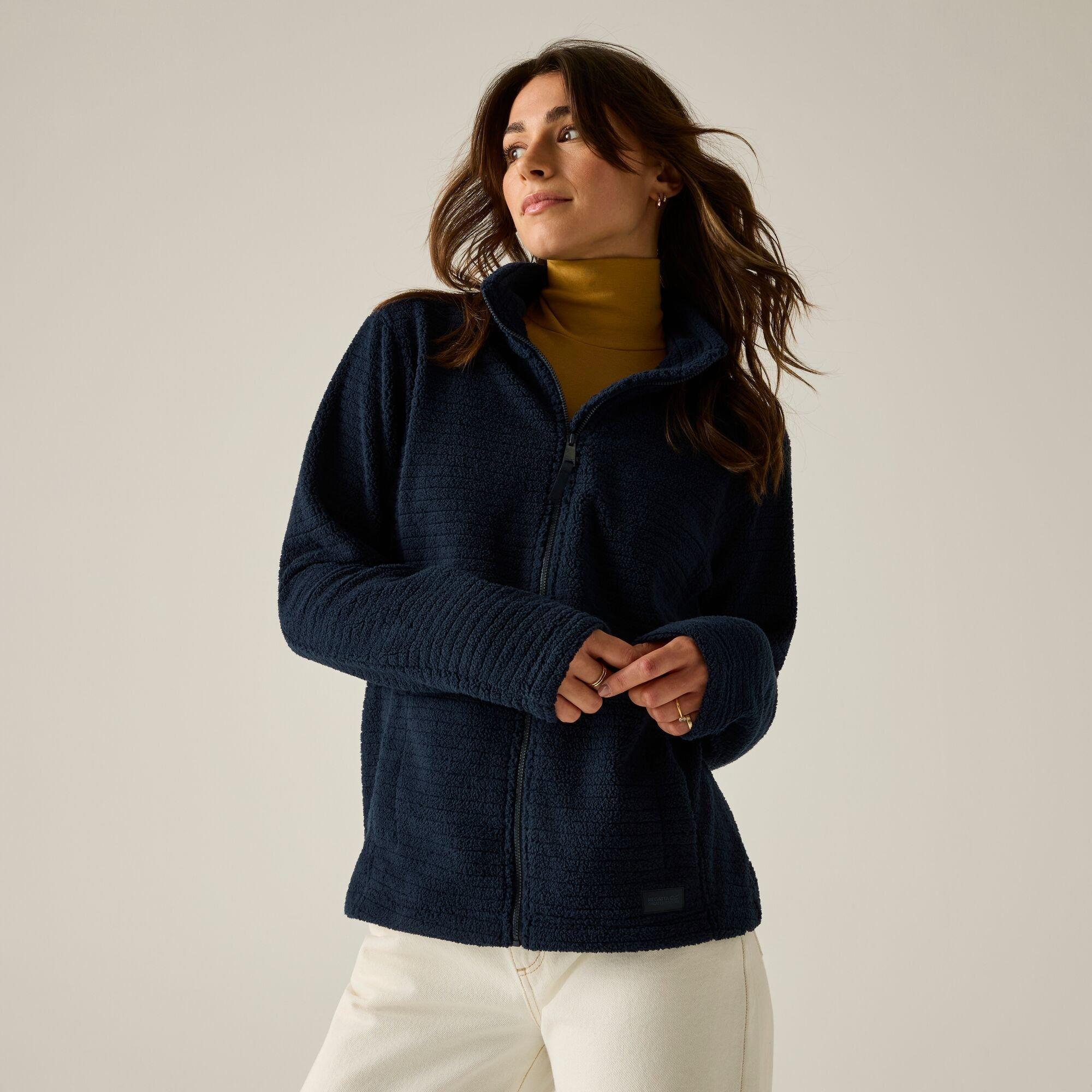 Navy - Regatta - Womens Heidy Full Zip Fleece - 2
