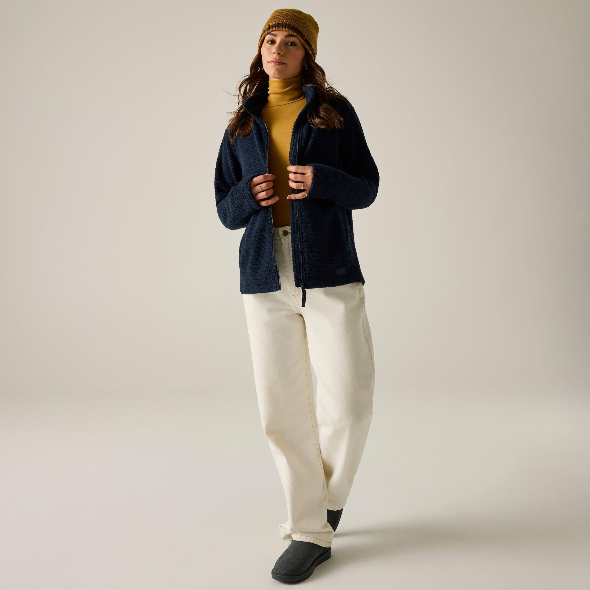 Navy - Regatta - Womens Heidy Full Zip Fleece - 4
