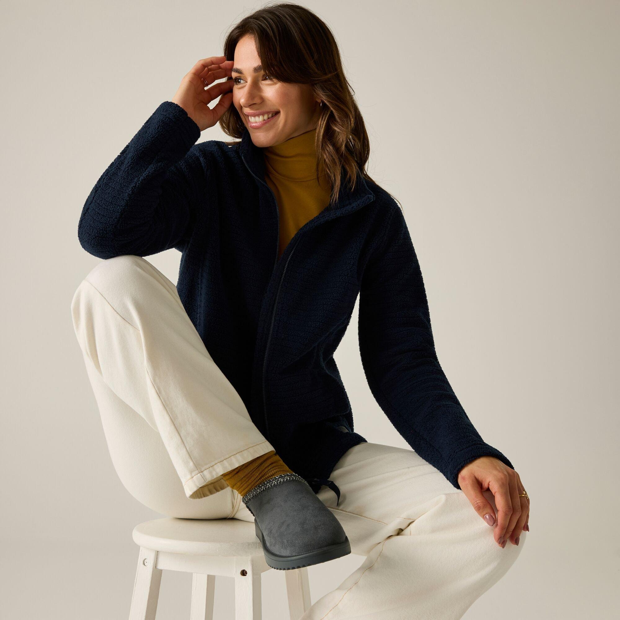 Navy - Regatta - Womens Heidy Full Zip Fleece - 6