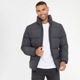 Threadbare Showerproof Funnel Neck Puffer Jacket