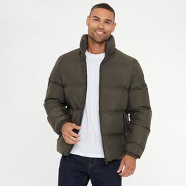 Threadbare Showerproof Funnel Neck Puffer Jacket