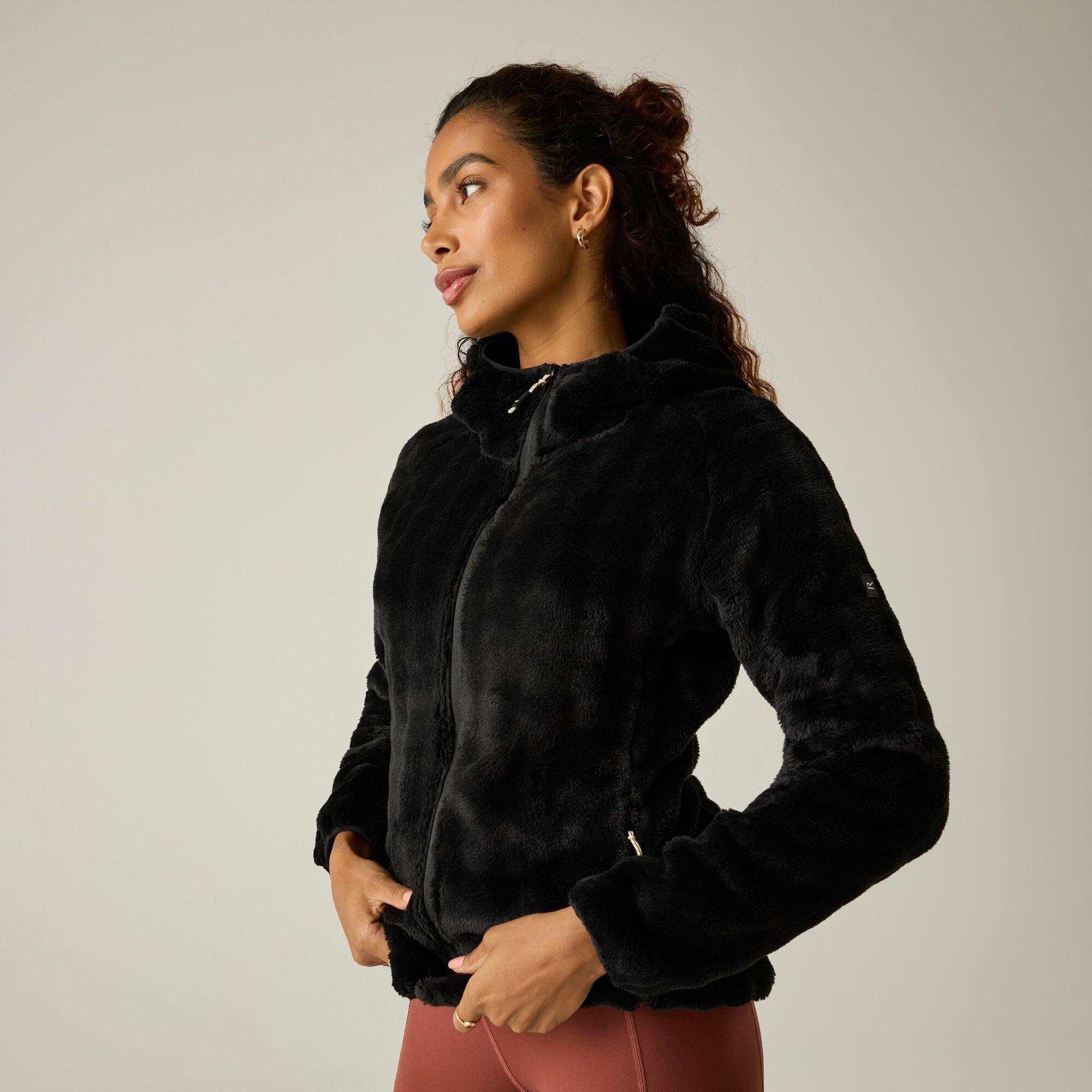 Black - Regatta - Womens Endra Hooded Fleece - 1