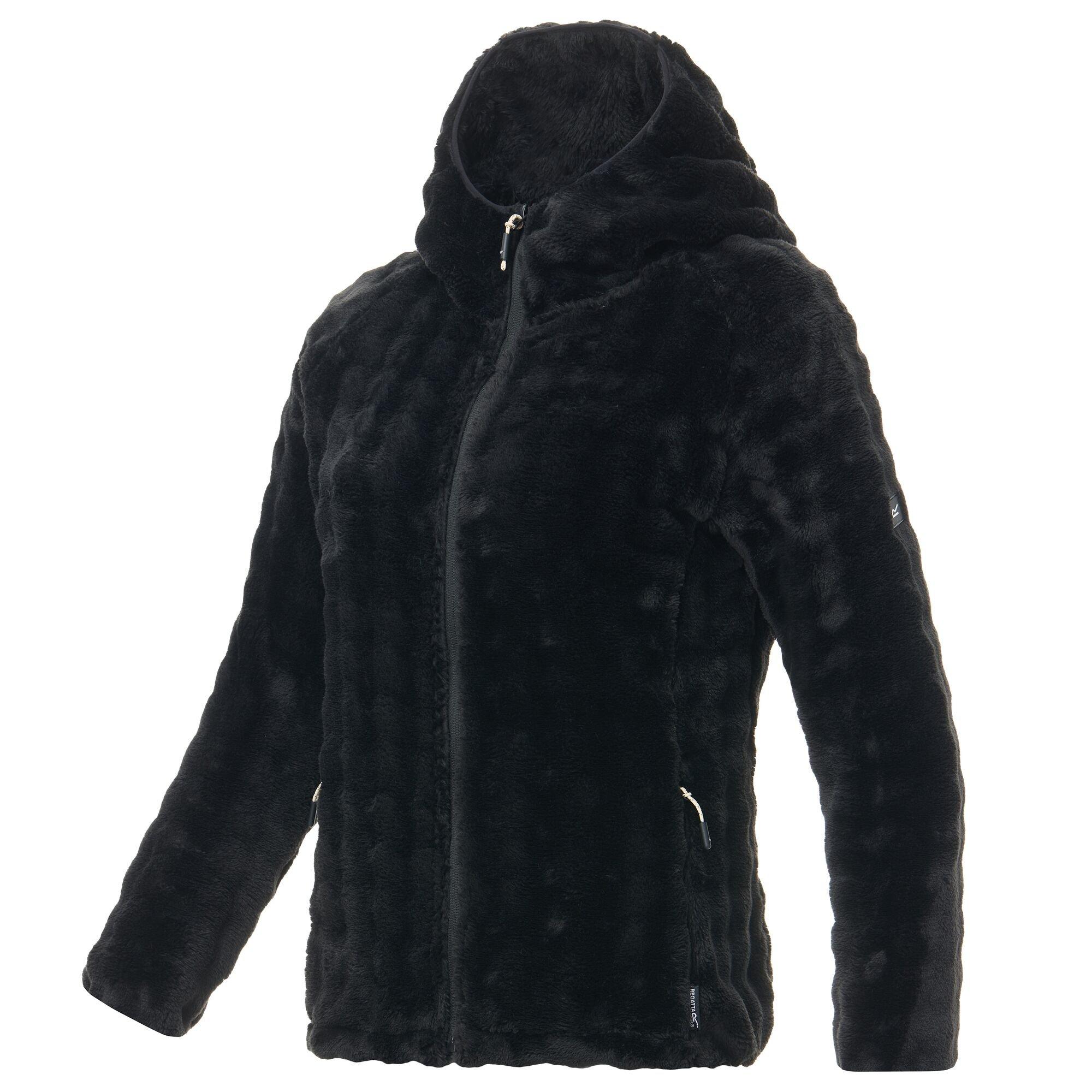 Black - Regatta - Womens Endra Hooded Fleece - 8
