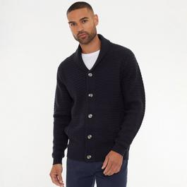 Threadbare Shawl Collar Knitted Cardigan