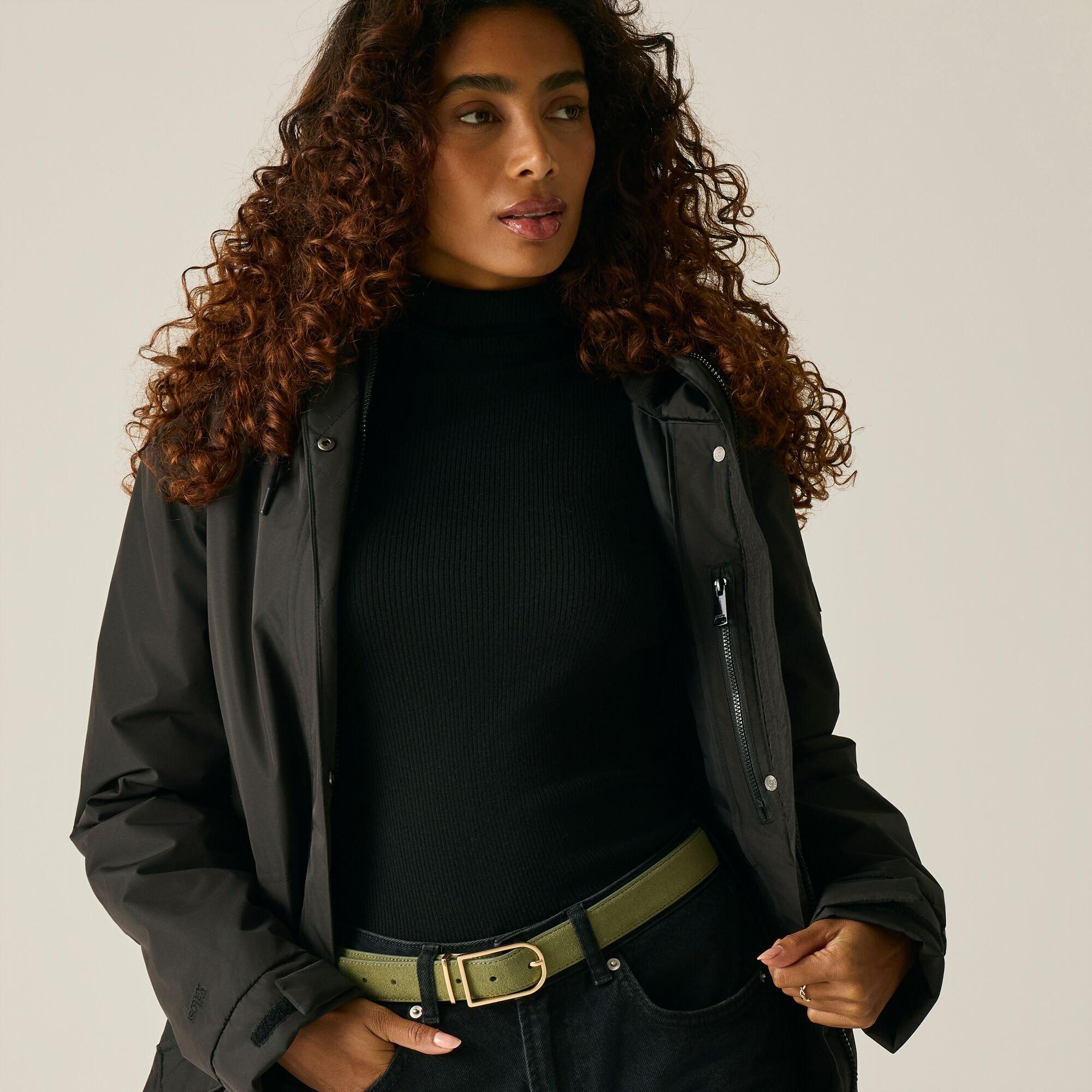 Black - Regatta - Womens Sophia Waterproof Jacket - 5