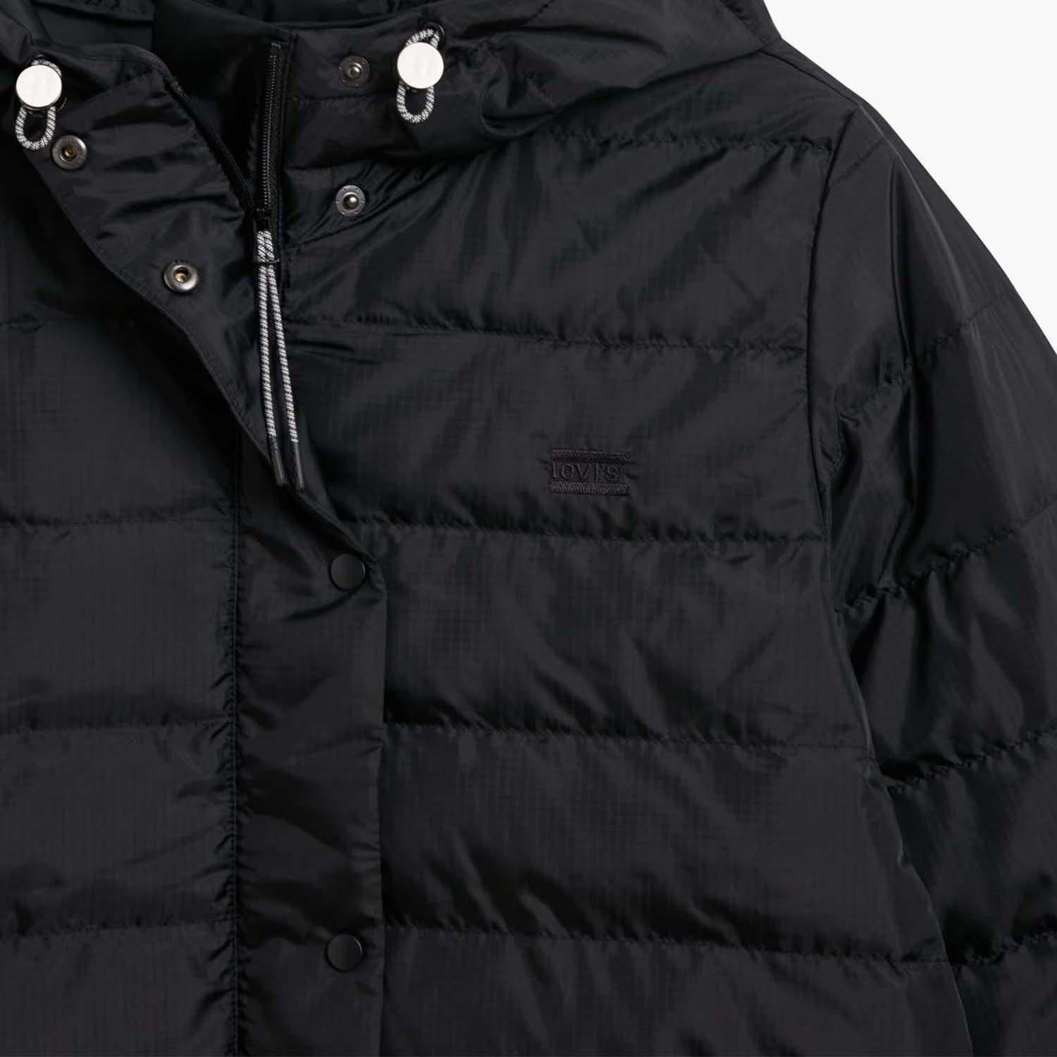 Black - Levis - Levis Edie Packable Jacket Caviar - 5