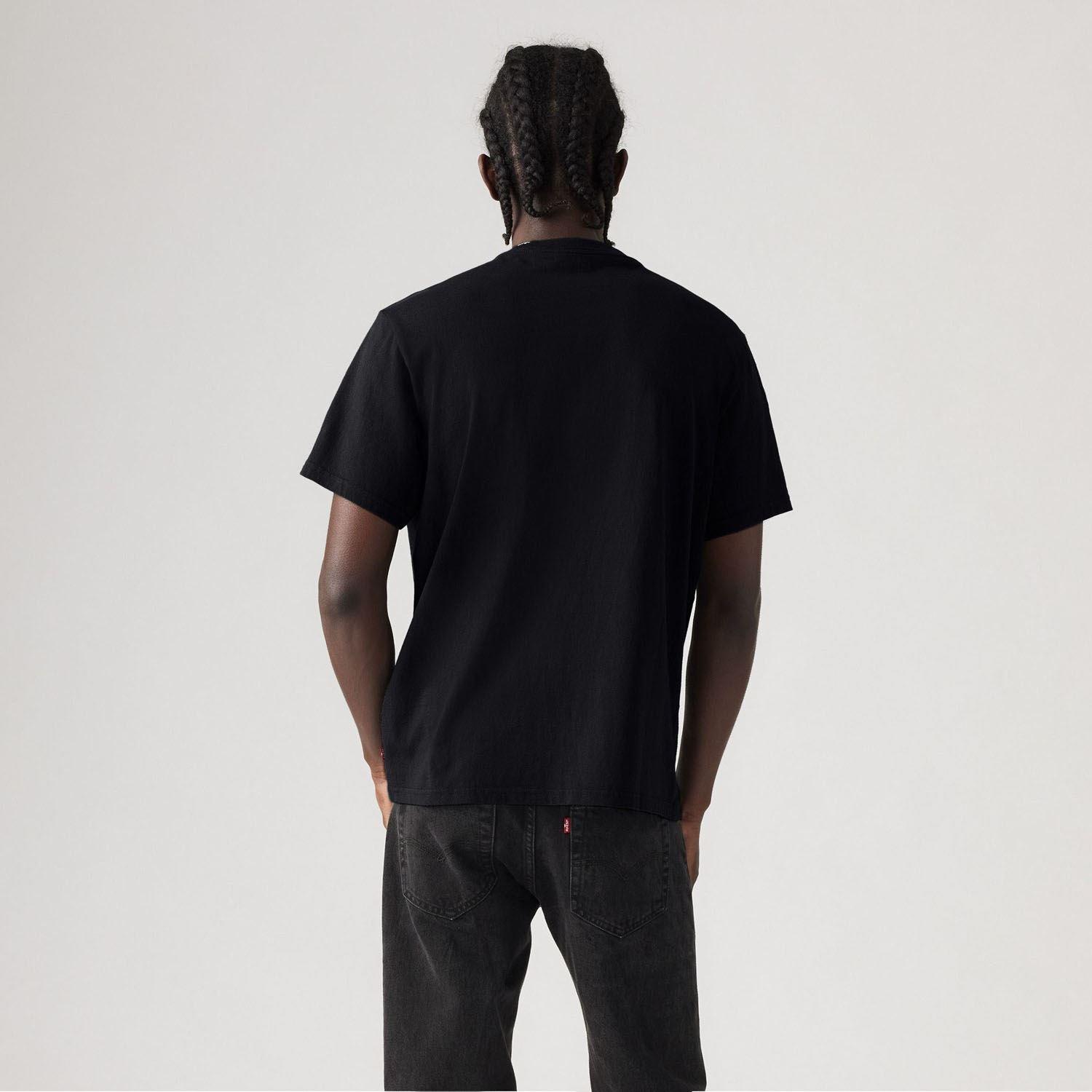 Black - Levis - Relaxed Boxtab T-Shirt - 4