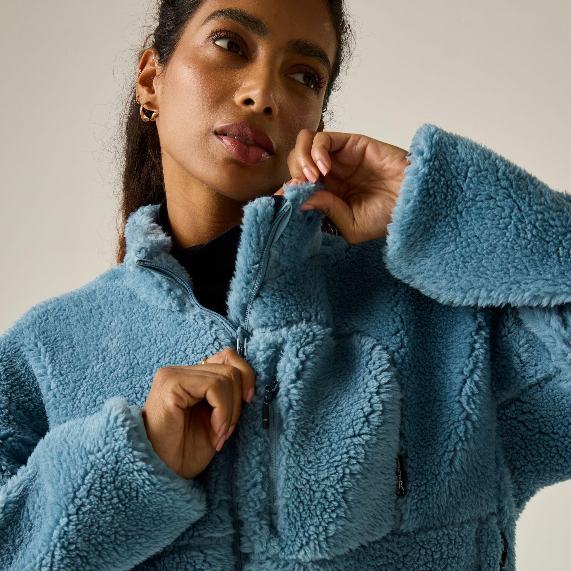 Dusky Blue - Regatta - Womens Roswind Water-Repellent Fleece - 5