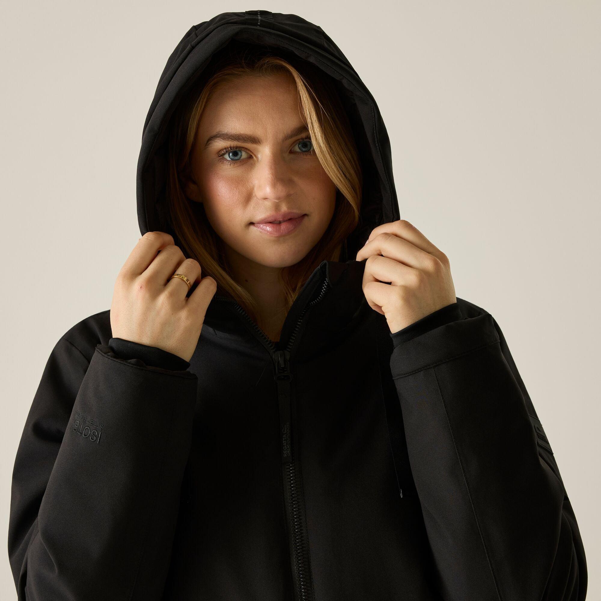 Black - Regatta - Womens Hazel Waterproof Jacket - 7