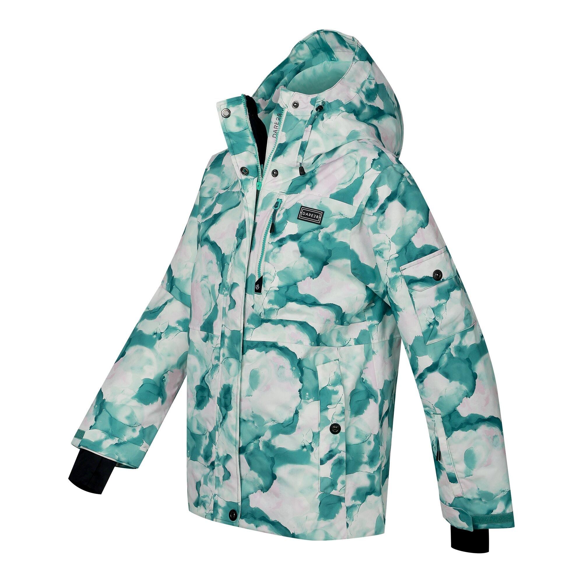 Teal Marble Pri - Dare 2b - Womens Snowline Ski Jacket - 11