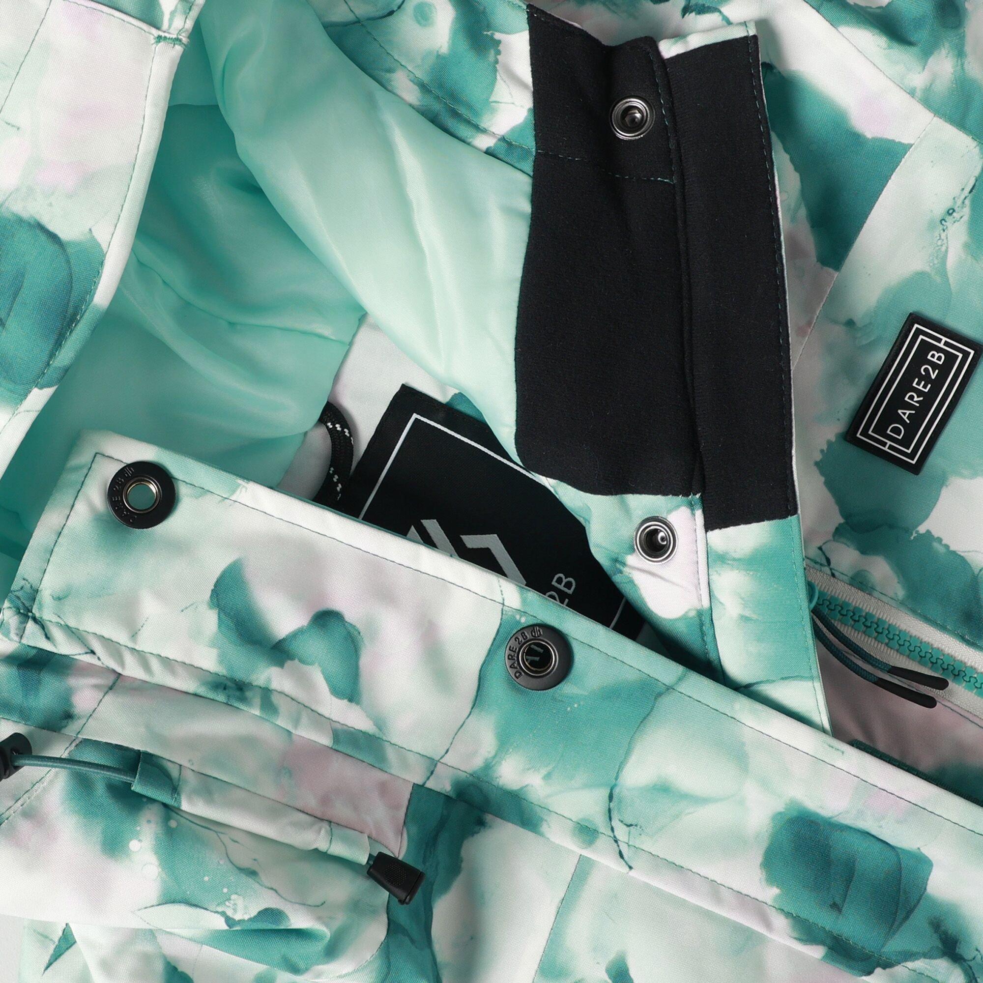 Teal Marble Pri - Dare 2b - Womens Snowline Ski Jacket - 13