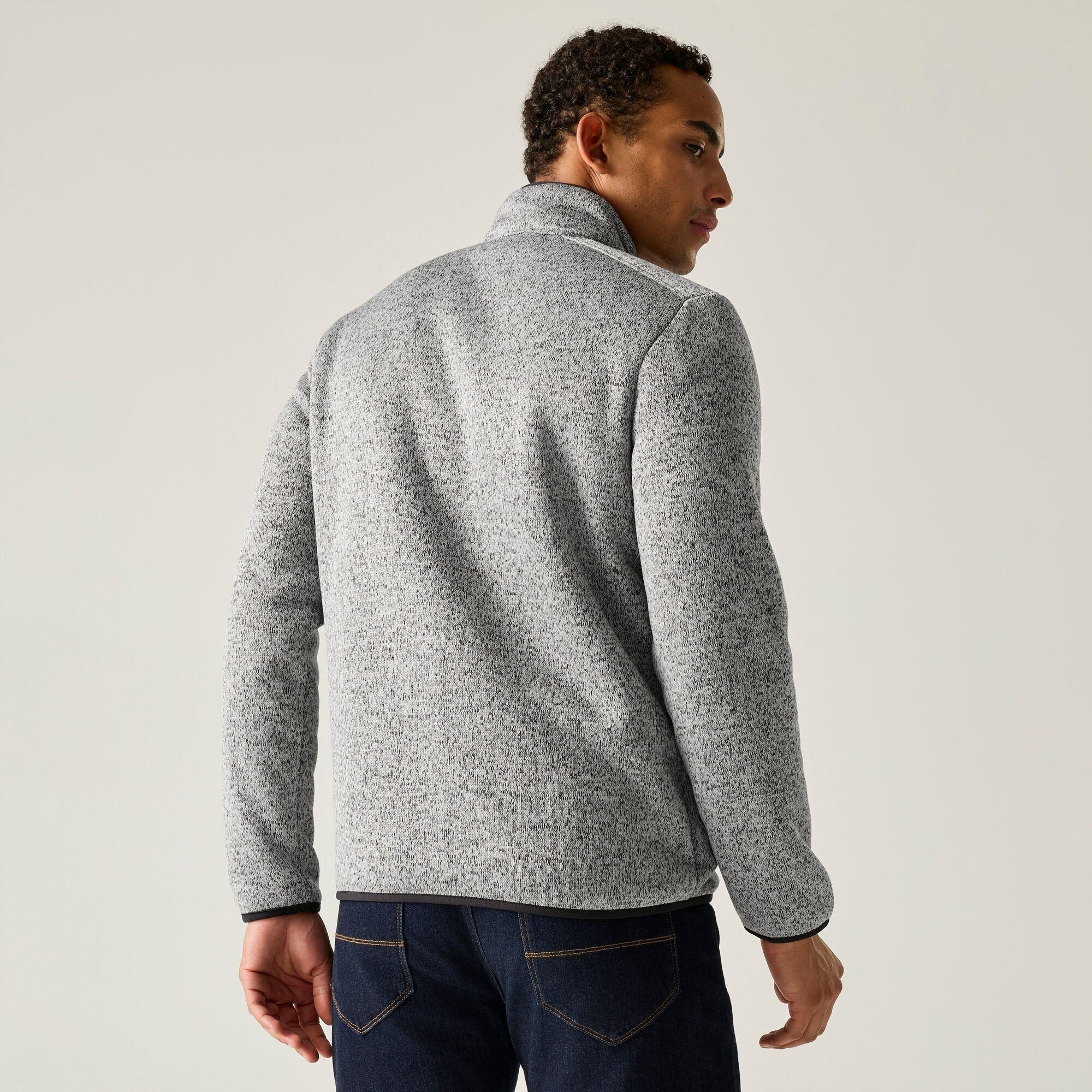Silver Grey - Regatta - Mens Barlee Half Zip Fleece - 3