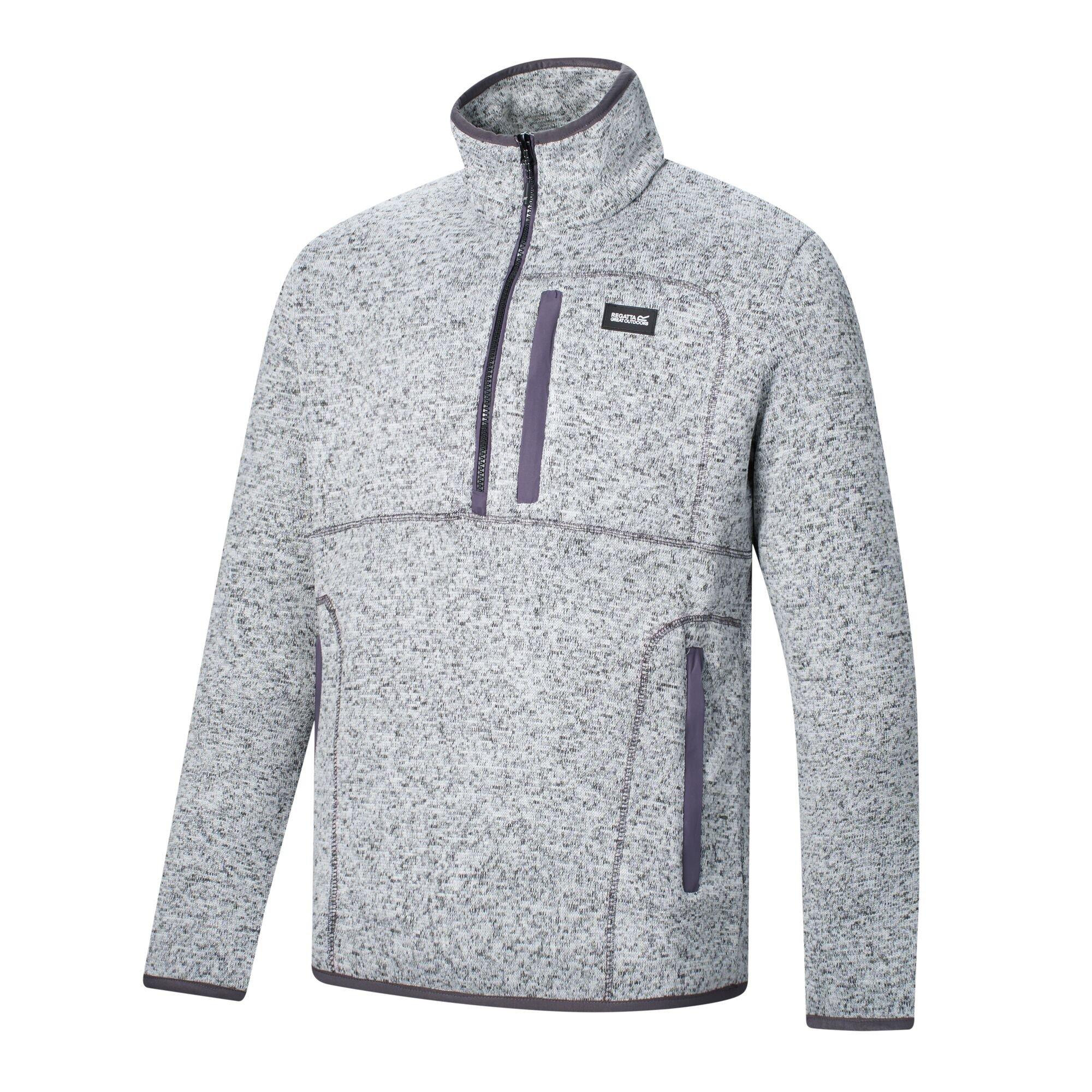 Silver Grey - Regatta - Mens Barlee Half Zip Fleece - 9